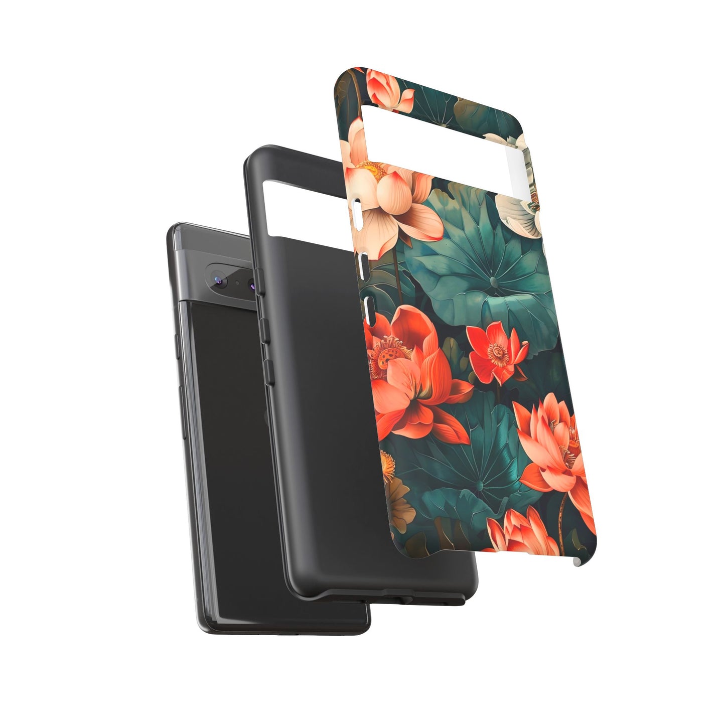 Flower Phone Case, Floral Phone Cover, Tough Case for Floral Lovers, Gift for Her, Stylish Tech Accessories