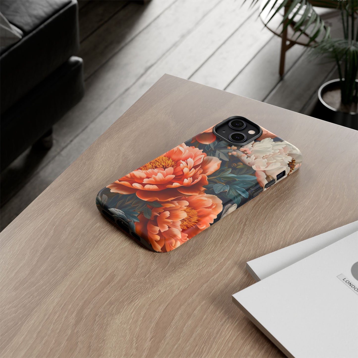 Floral Phone Case - Tough Cases, Durable Cover, Flower Design, Unique Gift, Phone Accessories