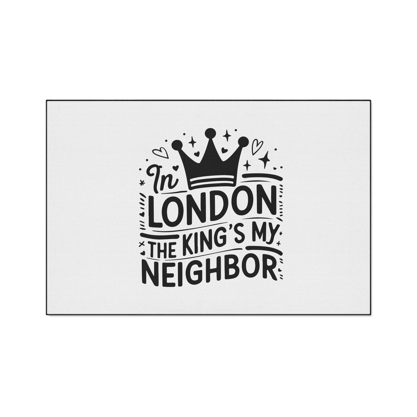 London-Themed Heavy Duty Floor Mat, Durable Entrance Rug, Home Decor, Gift for Housewarming, Fans of London, Interior Design