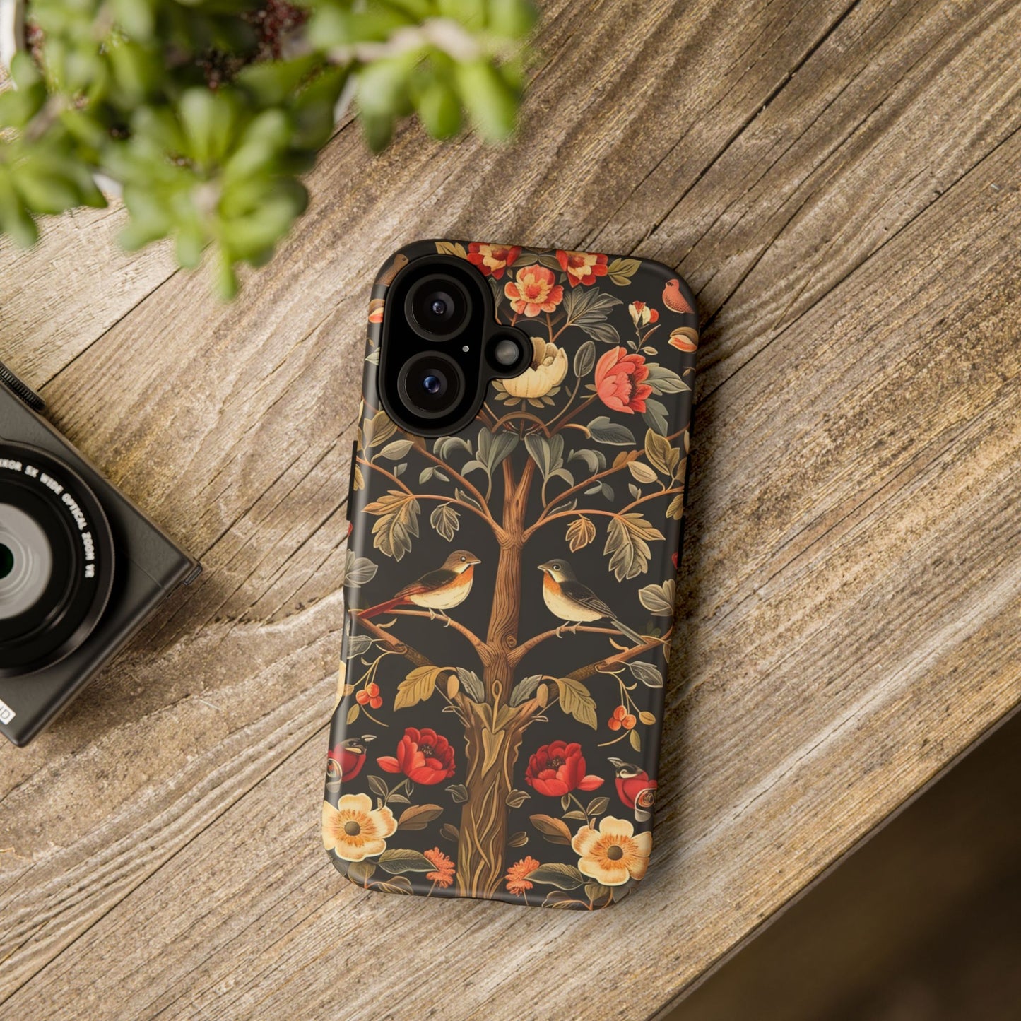 Floral Phone Case - Artistic Tough Cases for Phone Protection, Unique Gifts, Nature-Inspired Design, Eco-Friendly Accessories, Home Decor
