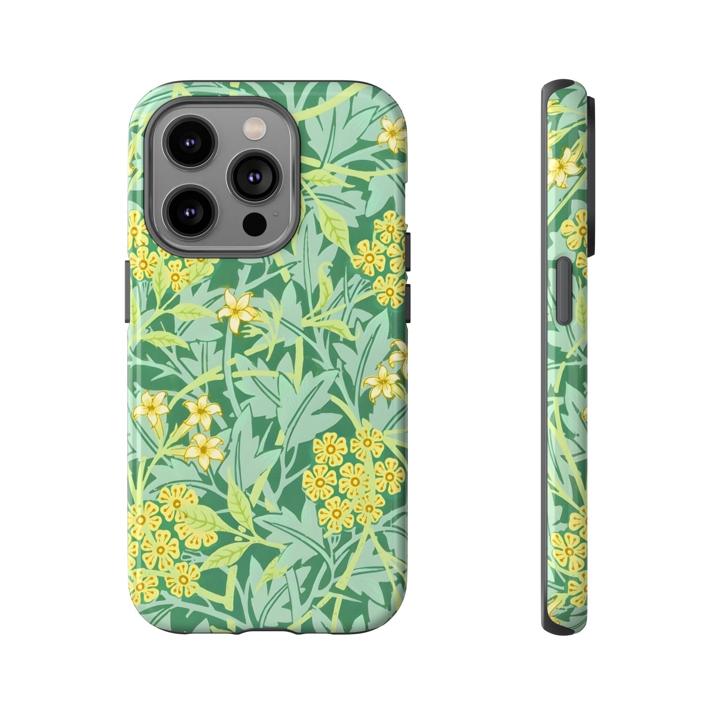 Tough Cases Organic Floral Phone Case, Stylish iPhone Cover, Eco-Friendly Gift, Nature Lover Accessory, Spring Decor, Unique Phone Protector