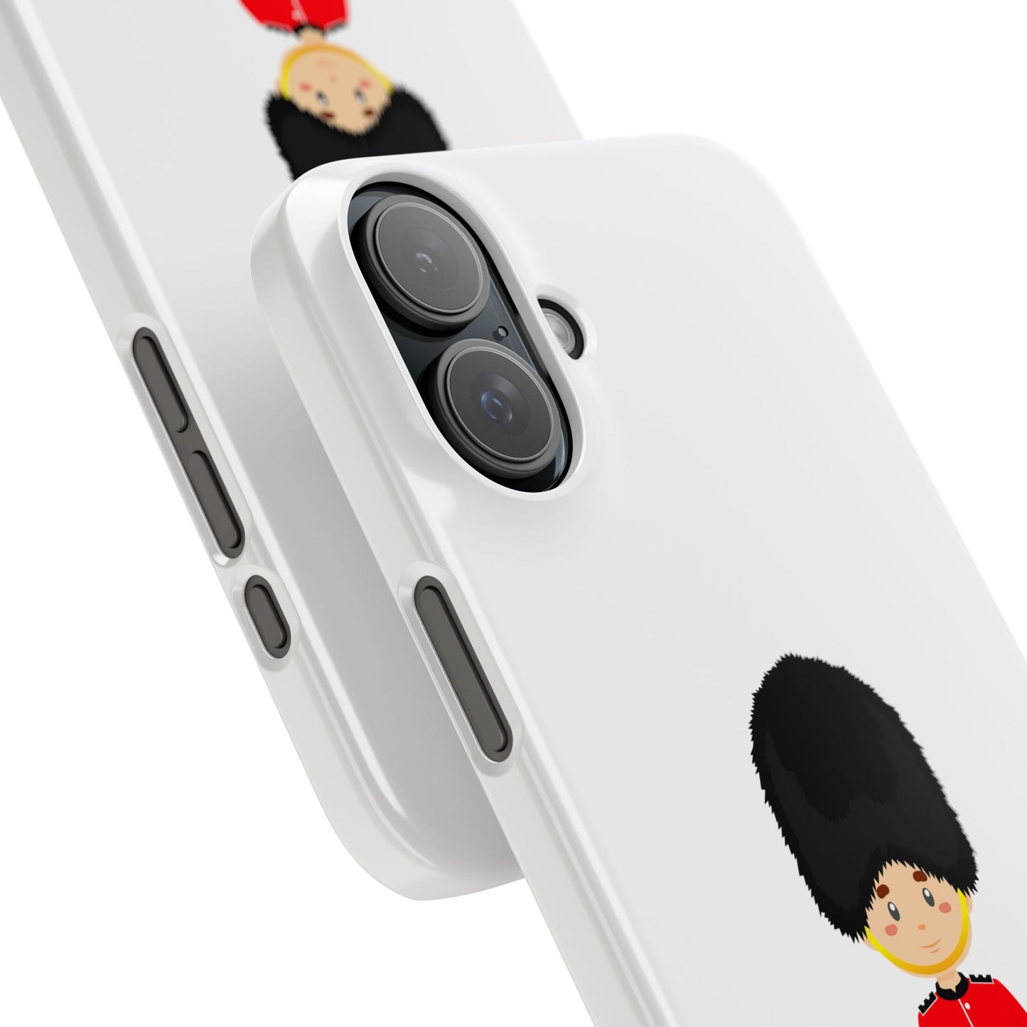 Adorable Guard Slim Phone Cases | Cute Phone Cover, Unique Gift, London Theme, Kid-Friendly Design, Cheerful Accessory