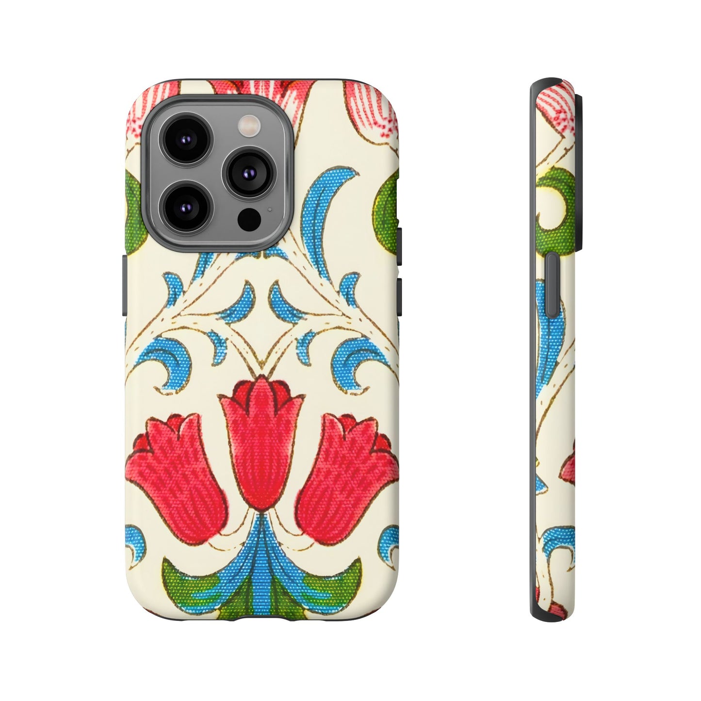 Floral Phone Case - Tough Cases | Stylish Protection, Gift for Her, Boho Phone Cover, Spring Accessory, Cute Tech