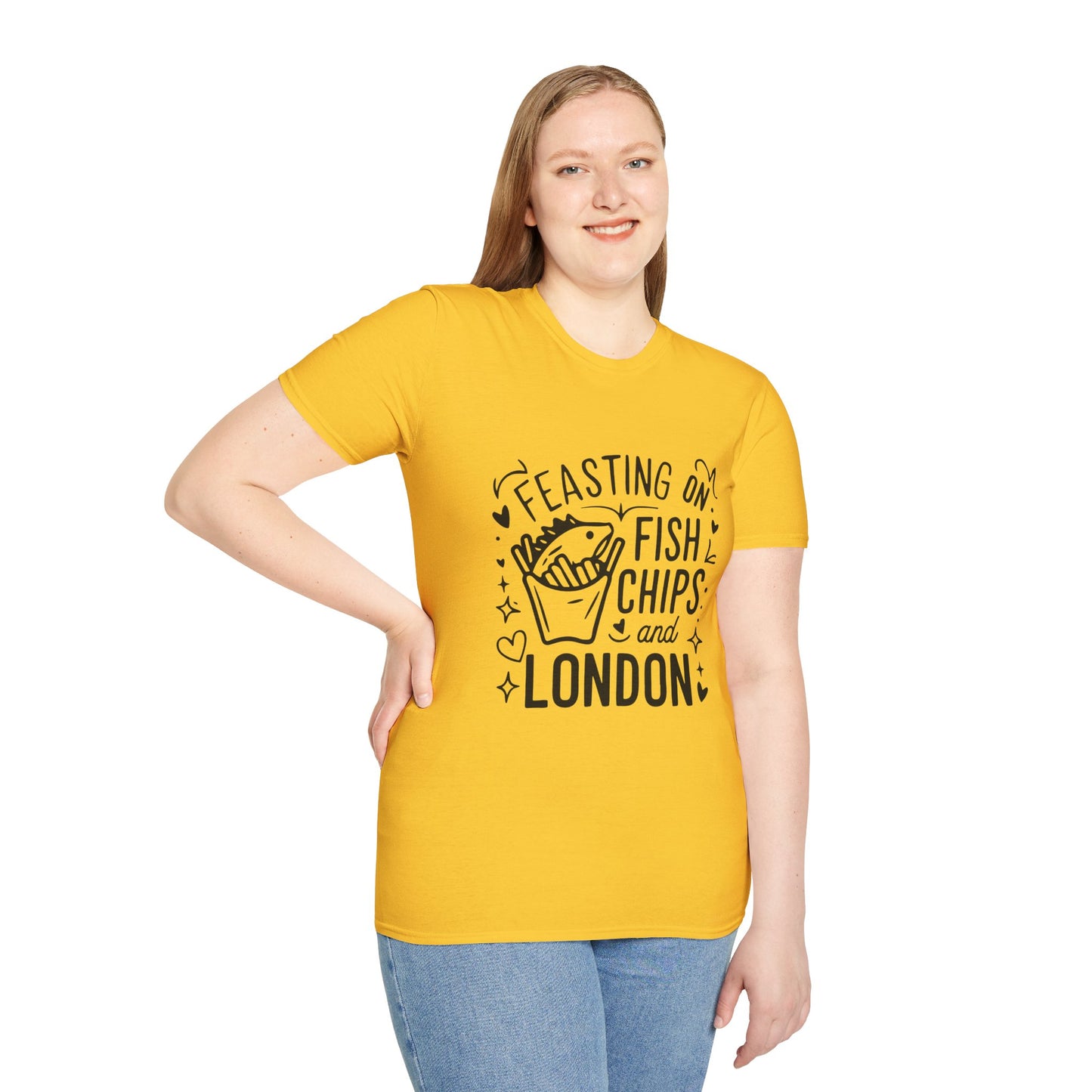 Unisex Softstyle T-Shirt - Fish Chips and London
