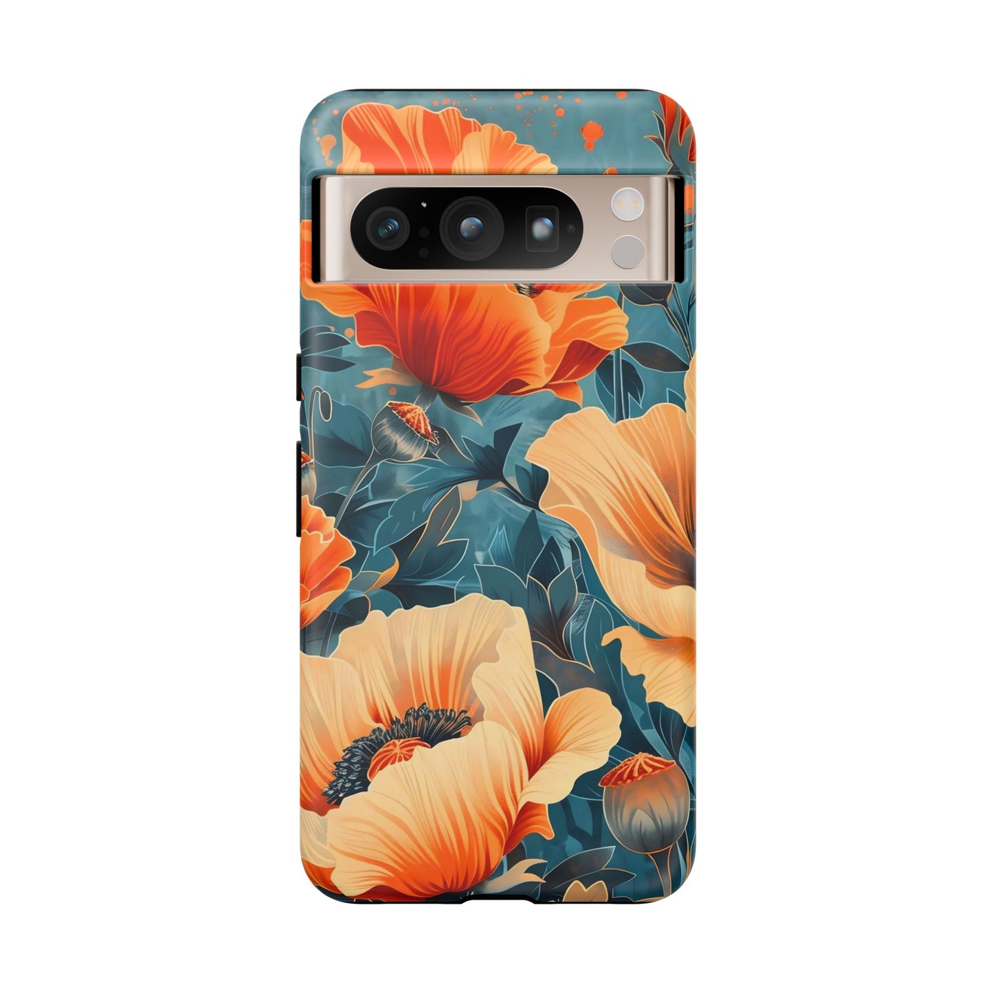 Floral Phone Case, Tough Cases for Protection and Style, Spring Aesthetic, Gift for Her, Phone Accessory for Nature Lovers