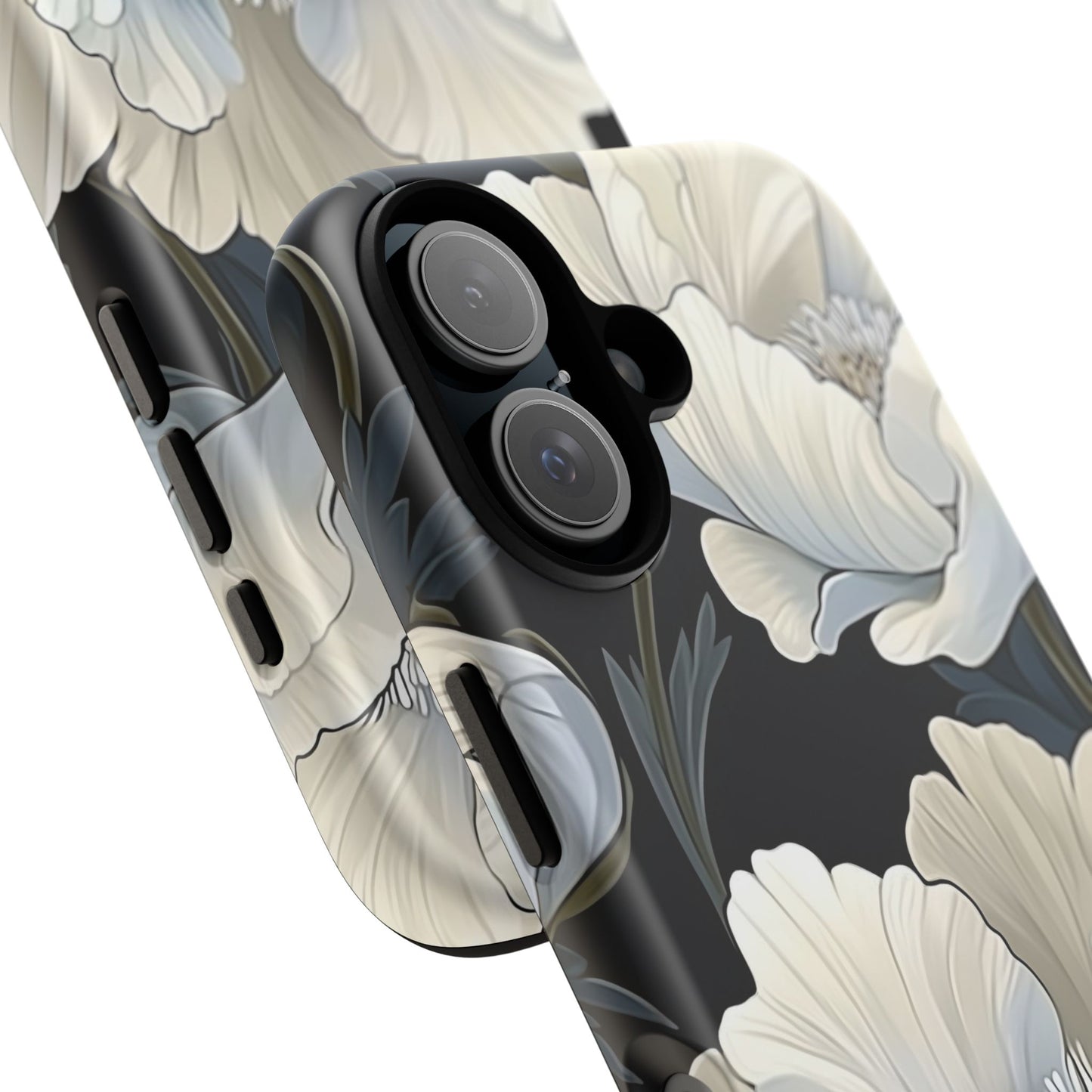 Floral Phone Case, Tough Cases for Women, Stylish Phone Cover, Floral Design Phone Protector, Nature Inspired Tech Accessories