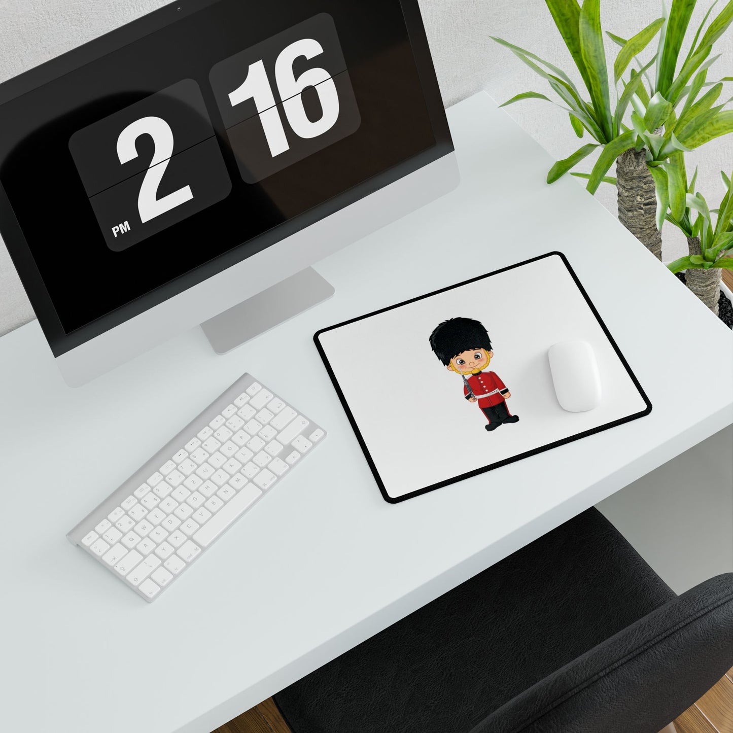Cute Royal Guard Desk Mat, Kids Desk Accessory, Study Mat, Office Decor, Fun Gift for Children, Teacher Supplies, Playroom Decor