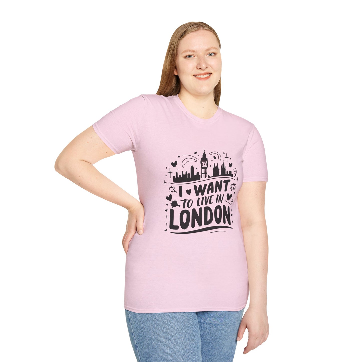 Unisex Softstyle T-Shirt - I want to Live in London