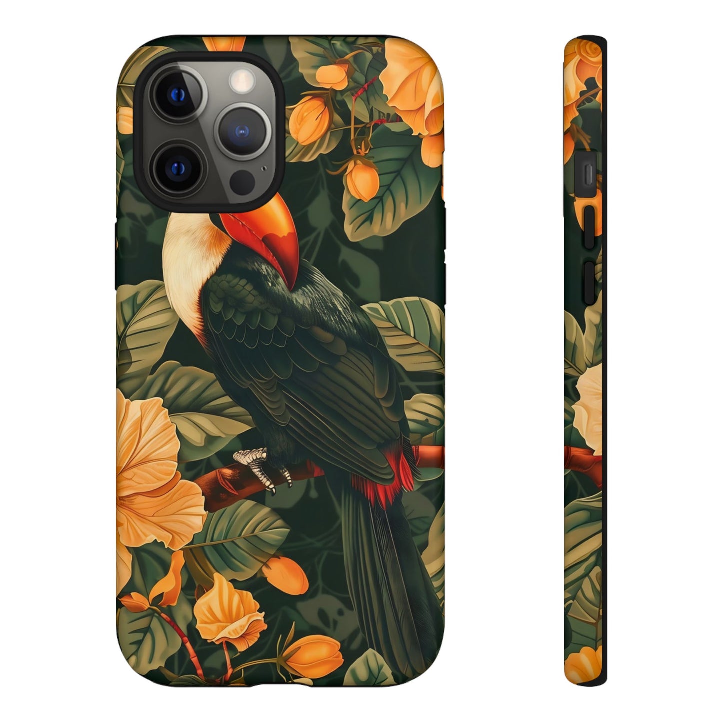 Tropical Toucan Phone Case, Exotic Bird Cover, Nature Lover Gift, Eco-Friendly Design, Customizable Tech Accessory
