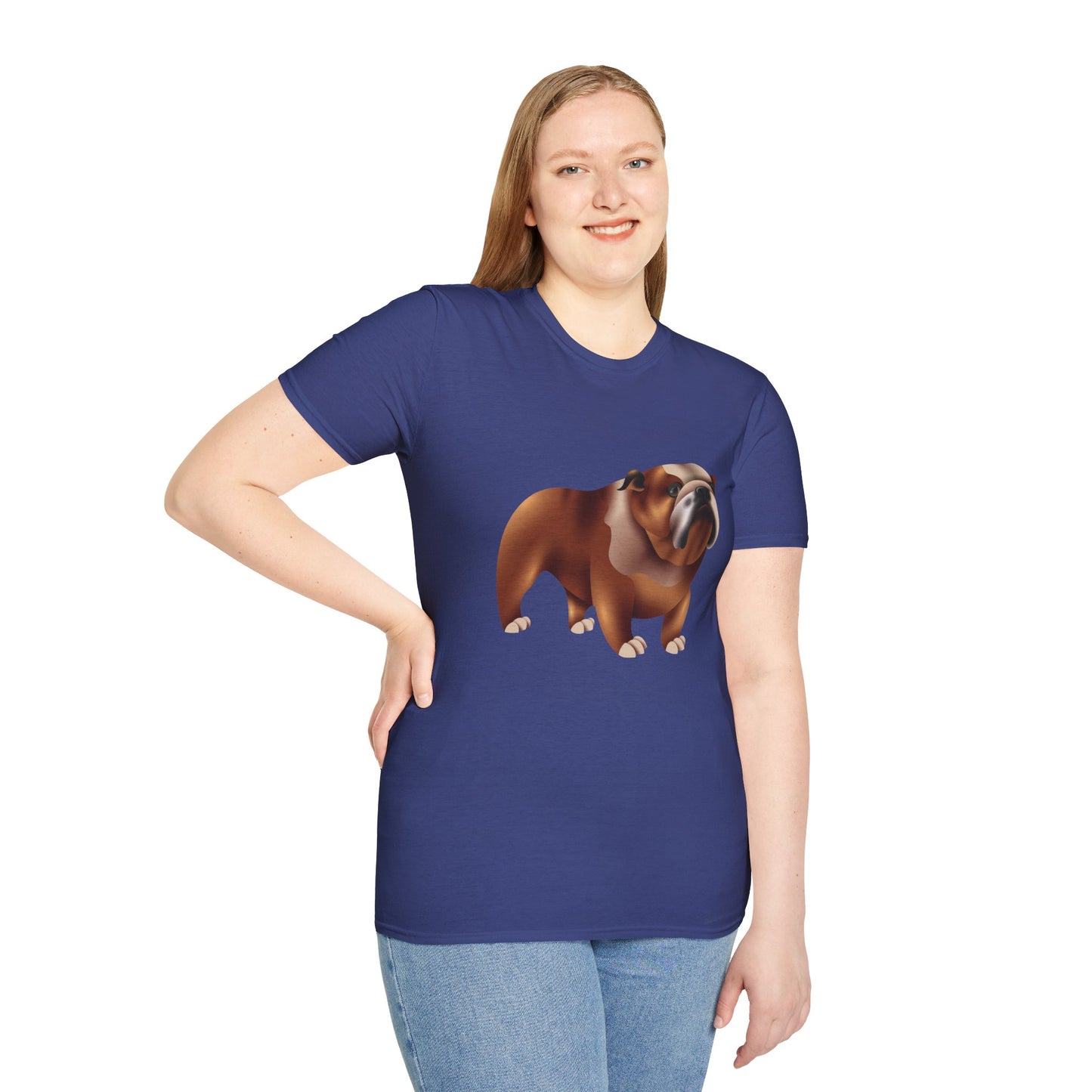Unisex Softstyle T-Shirt - Adorable British Dog