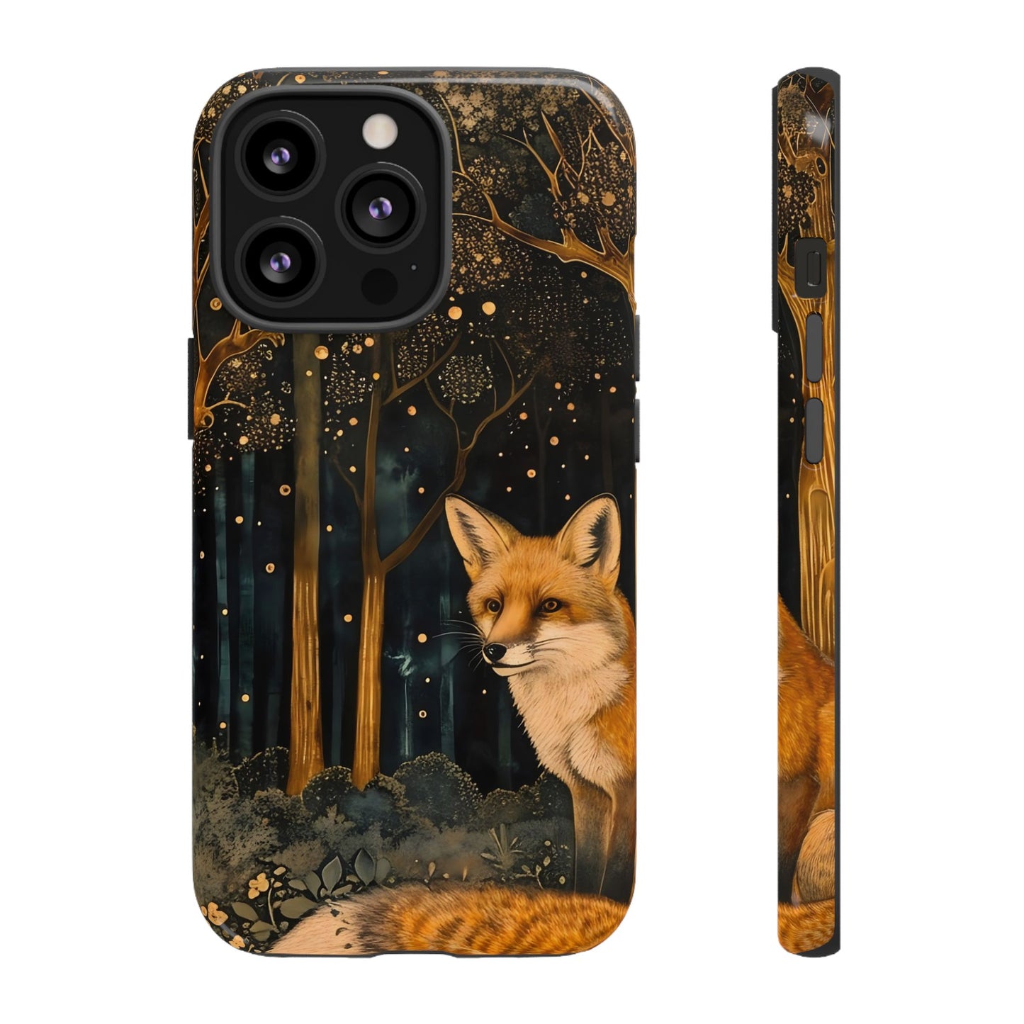 Fox Forest Phone Case, Cool Tough Case for Animal Lovers, Nature Themed Accessory, Unique Gifts for Her, Wildlife Protection