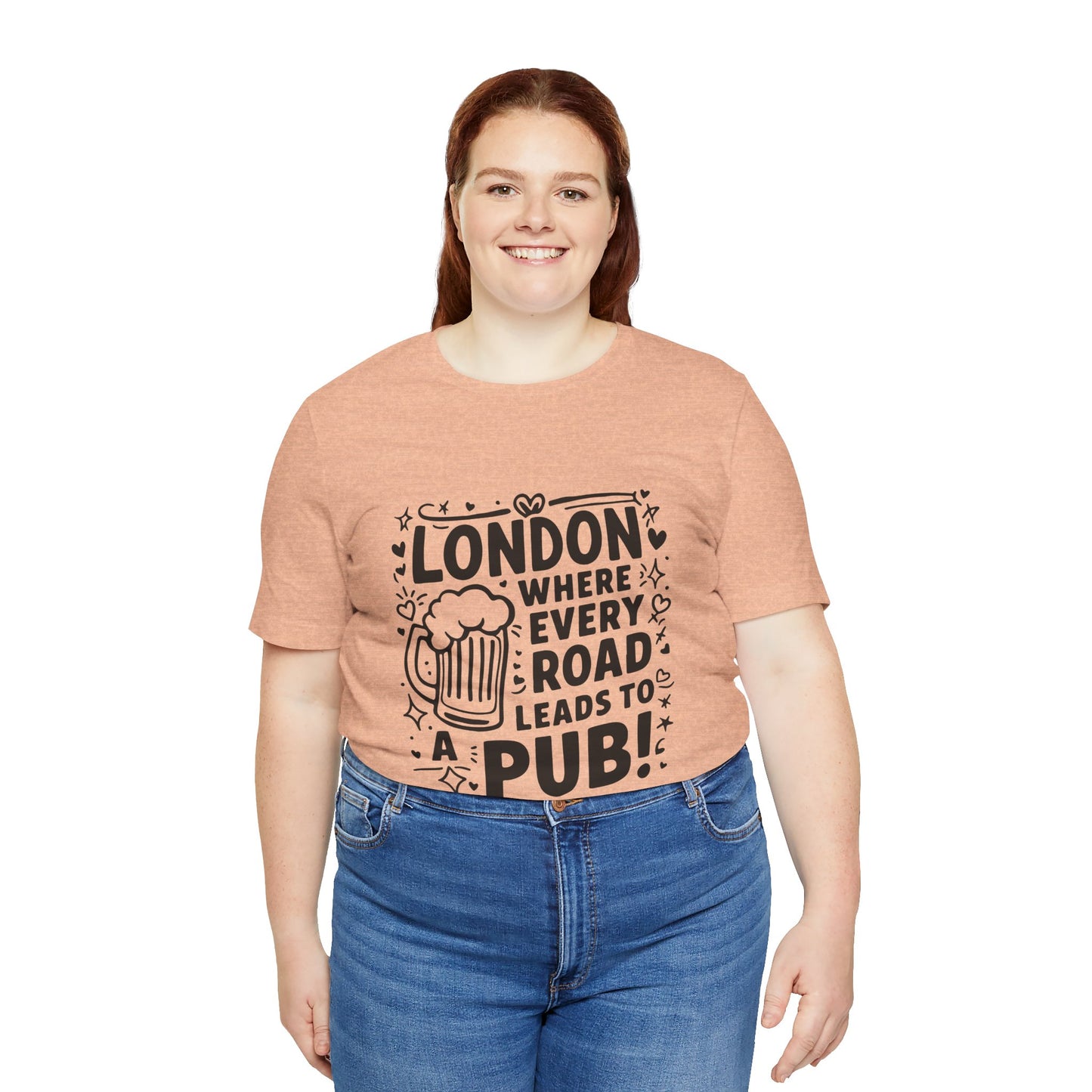 Unisex Jersey Short Sleeve Tee - London's Pub Leading Road