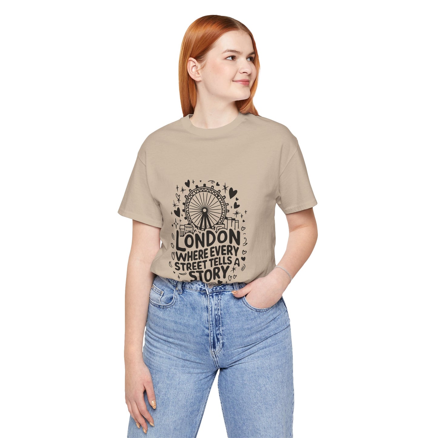 Unisex Jersey Short Sleeve Tee - London's Story Telling Street