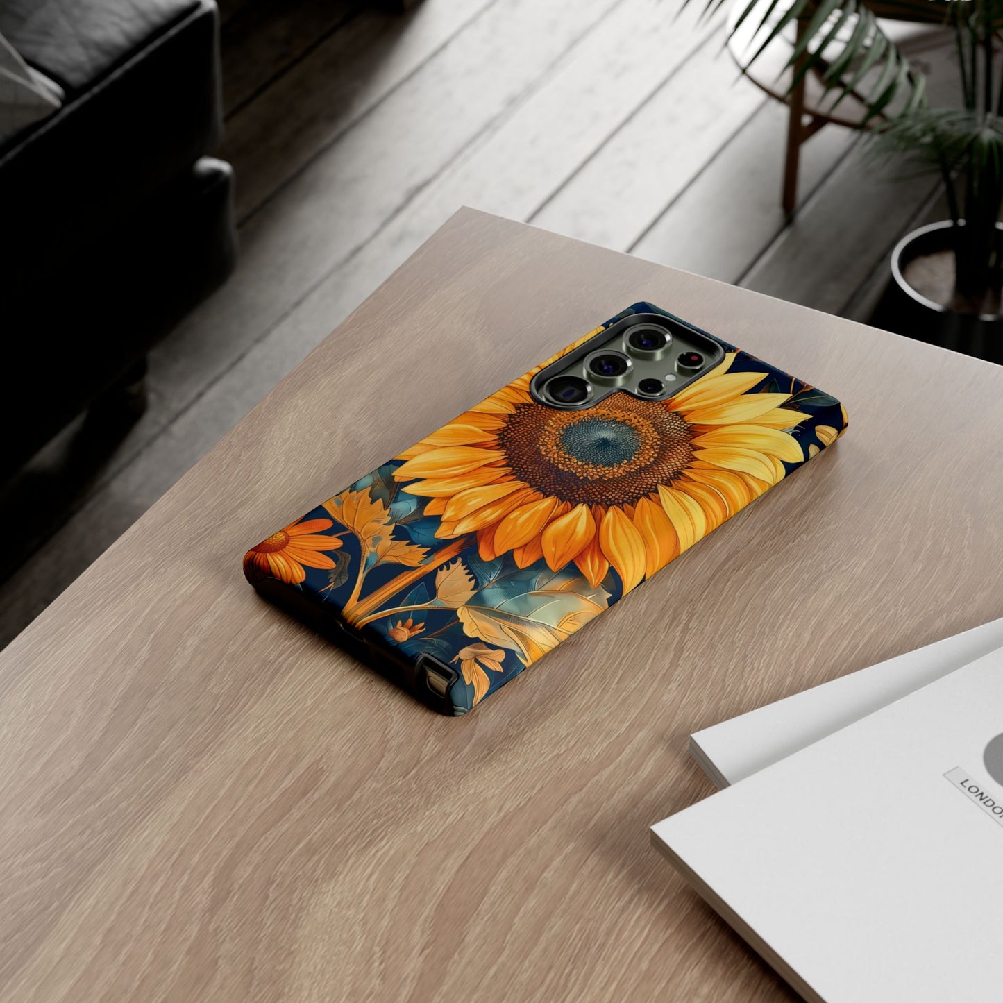 Sunflower Phone Case - Floral Design for Nature Lovers, Cute Spring Accessory, Gift for Her, Eco-Friendly Cover