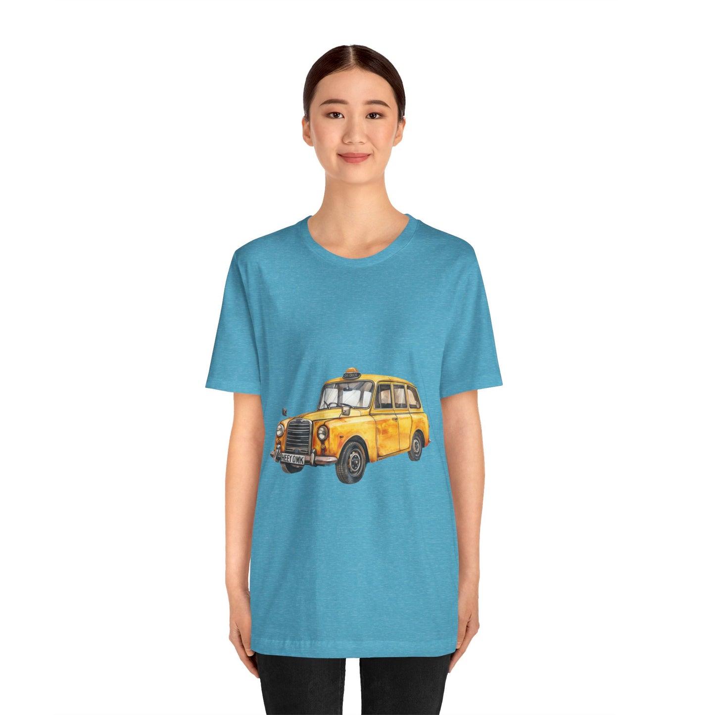Unisex Jersey Short Sleeve Tee - Trendy British Vintage Car