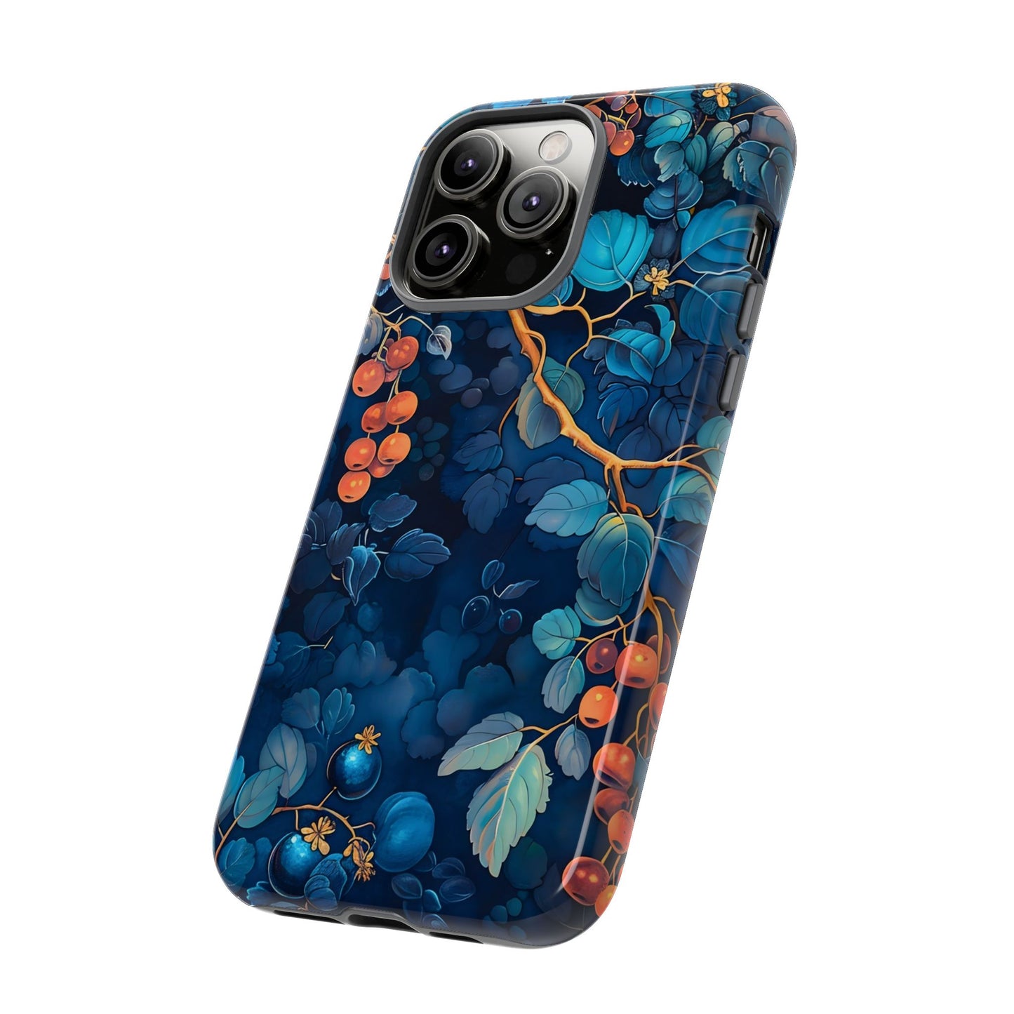 Artistic Phone Case with Floral Design, Tough Cases for iPhone, Nature-Inspired Accessory, Unique Gift for Her, Protective Cover