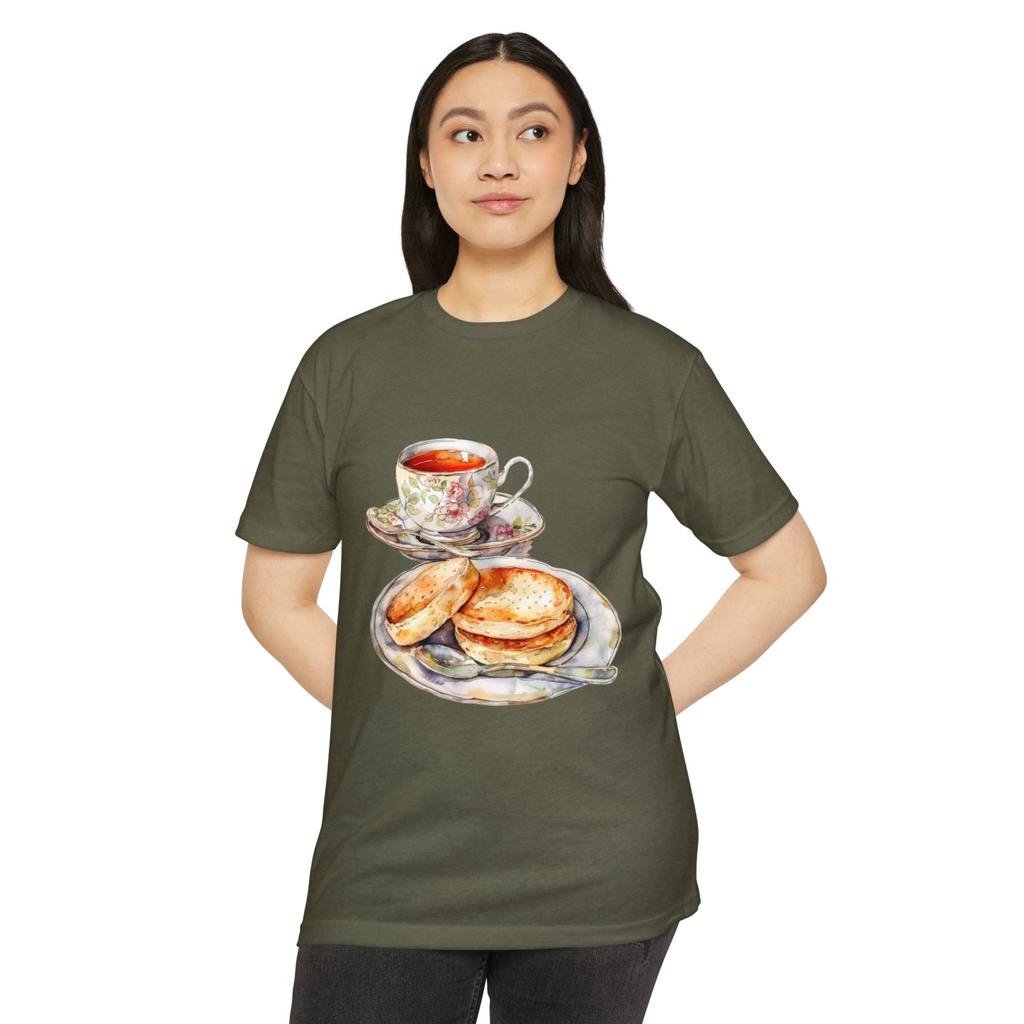 Unisex CVC Jersey T-shirt - The Flavors of Britain - Traditional Recipes Reimagined