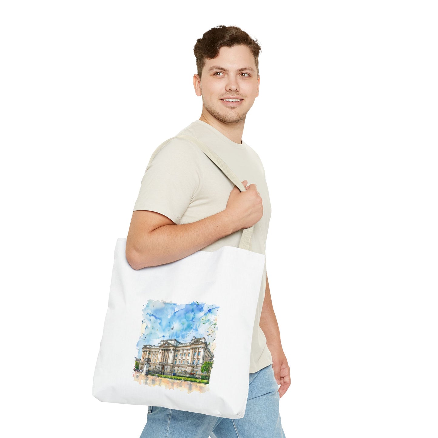 Artistic Cityscape Tote Bag | Beach Bag, Shopping Tote, Eco-Friendly Bag, Travel Accessory, Gift for Art Lovers