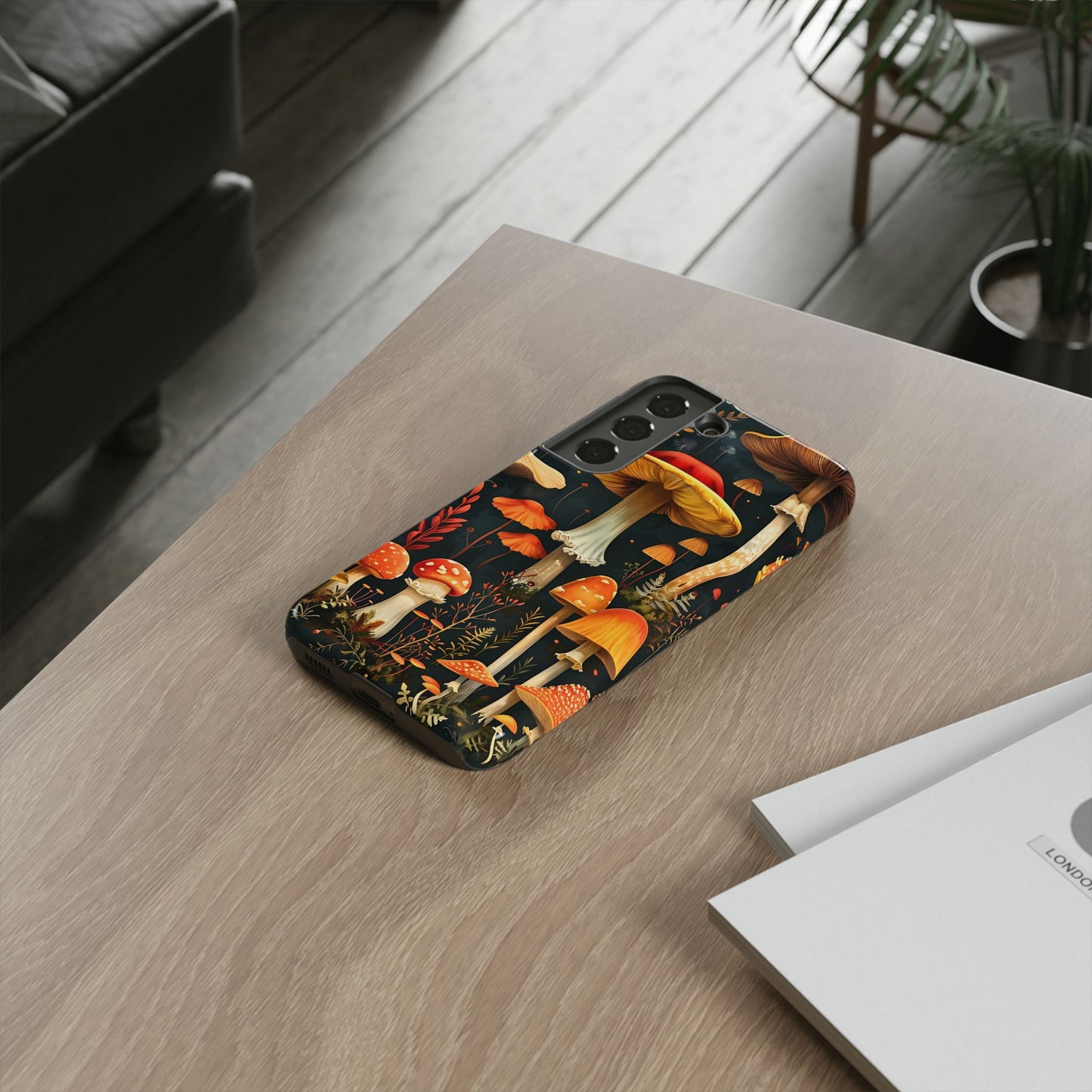 Whimsical Mushroom Phone Case | Tough Cases – Unique Nature Design, Eco-Friendly Cover, Gift for Nature Lovers, Phone Accessory, Fall Decor