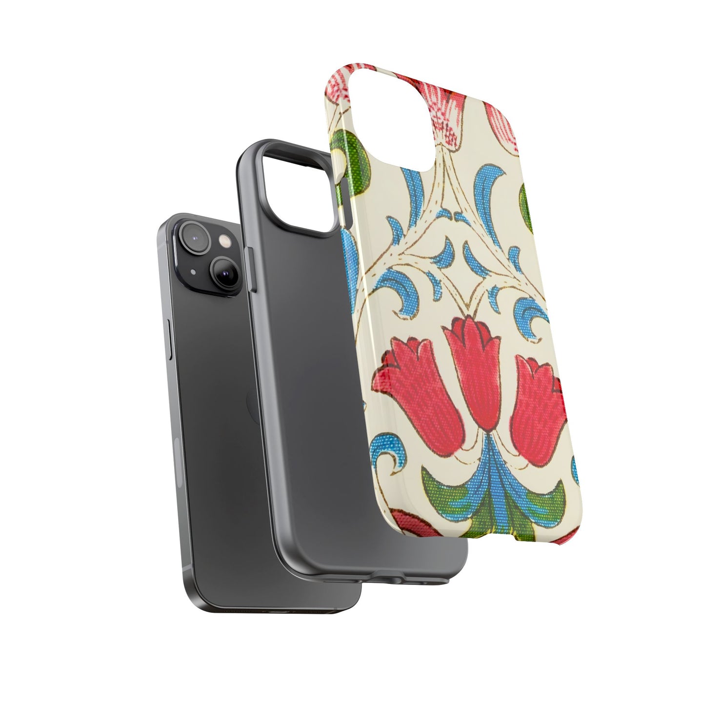 Floral Phone Case - Tough Cases | Stylish Protection, Gift for Her, Boho Phone Cover, Spring Accessory, Cute Tech