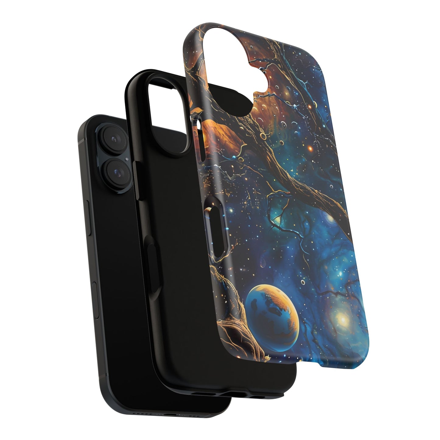 Galaxy Phone Case, Tough Cases with Cosmic Design, Unique Gift for Astronomers, Sci-Fi Fans, Starry Night, Outer Space