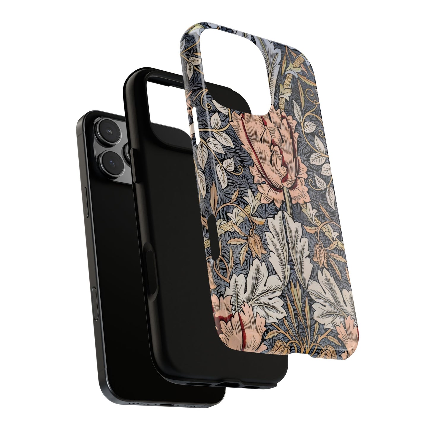 Floral Phone Case, Tough Cases for Stylish Protection, Flower Design, Gift for Her, Phone Accessories, Trendy Mobile Covers