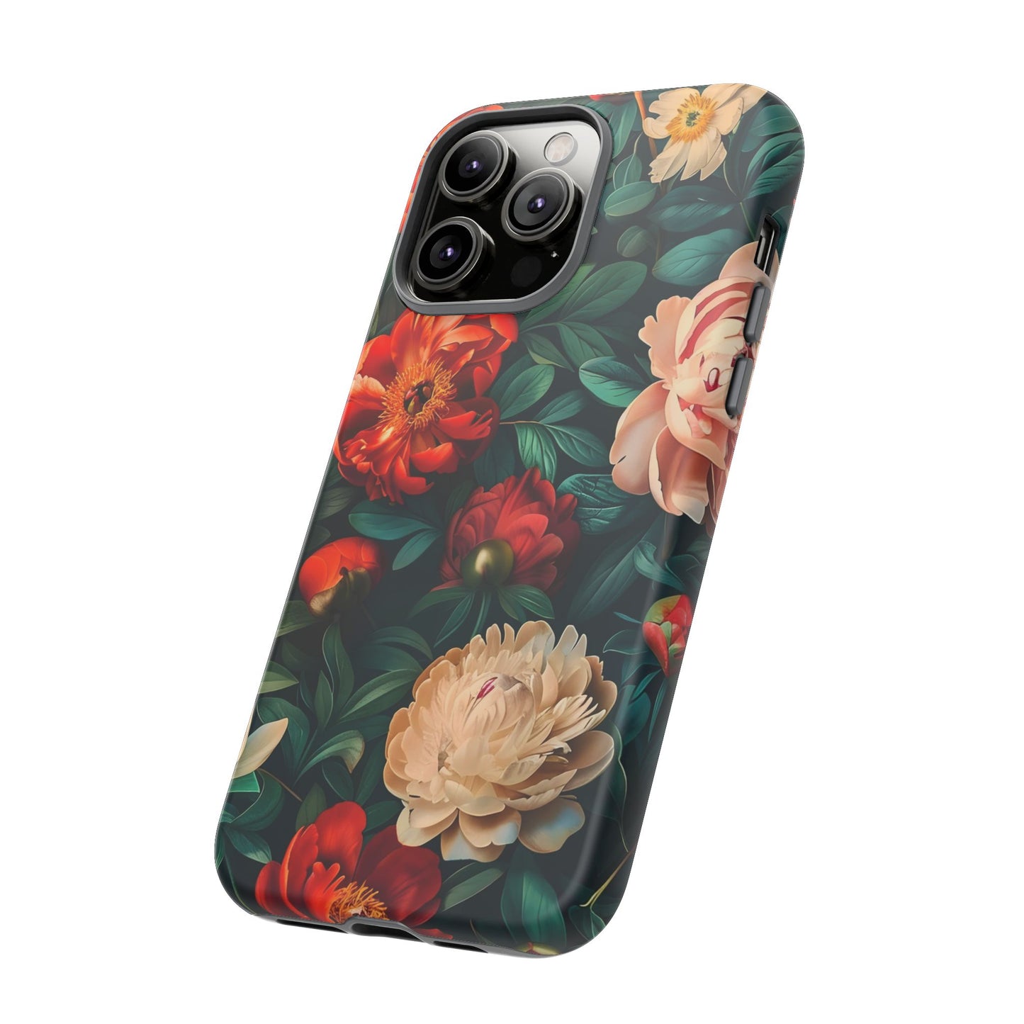 Floral Phone Case - Tough Cases, Vibrant Protection, Gift for Her, Cute Floral Design, Trendy Accessory, Perfect for Spring