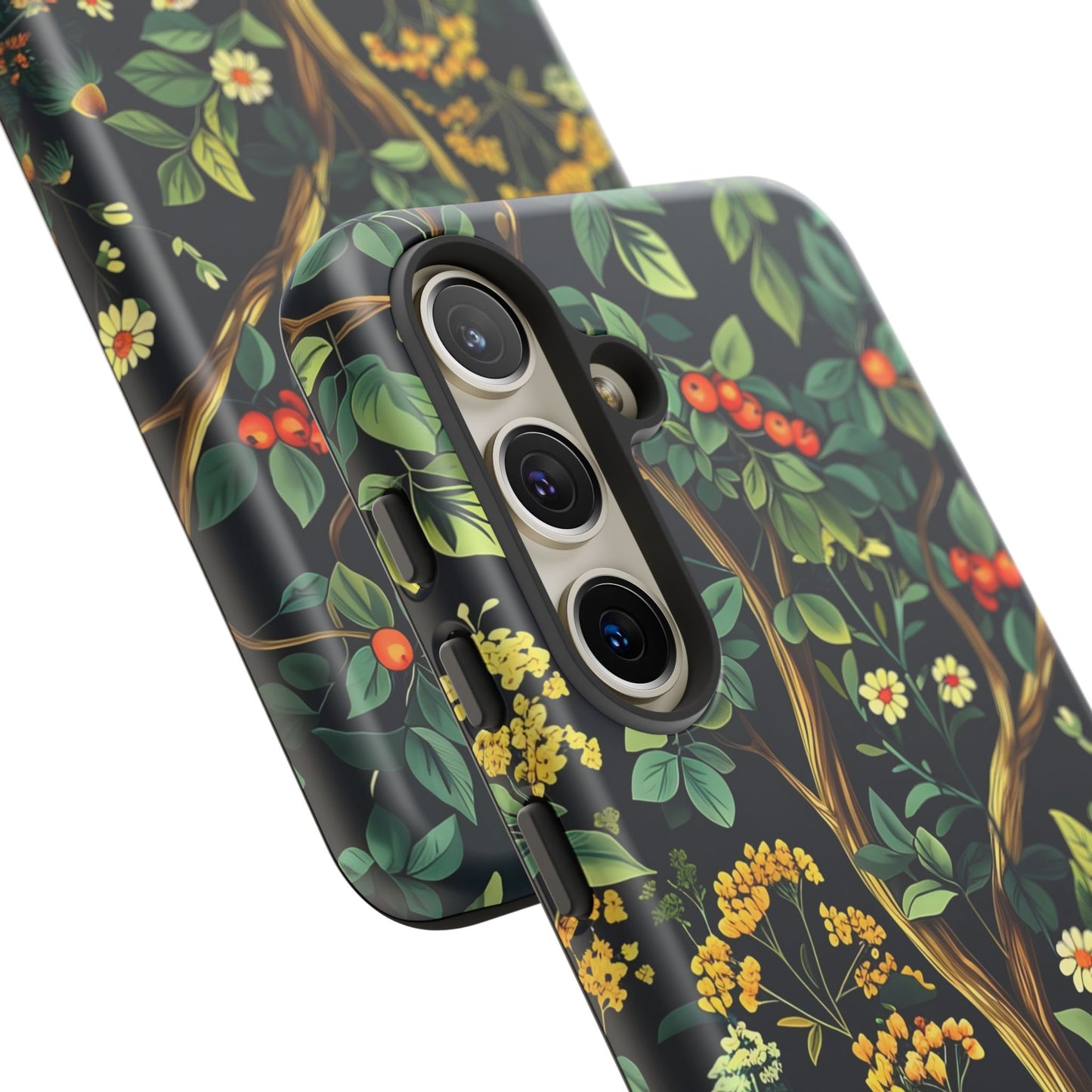 Floral iPhone Case, Nature Inspired Tough Case, Botanical Phone Cover, Eco-Friendly Gift, Unique Floral Design