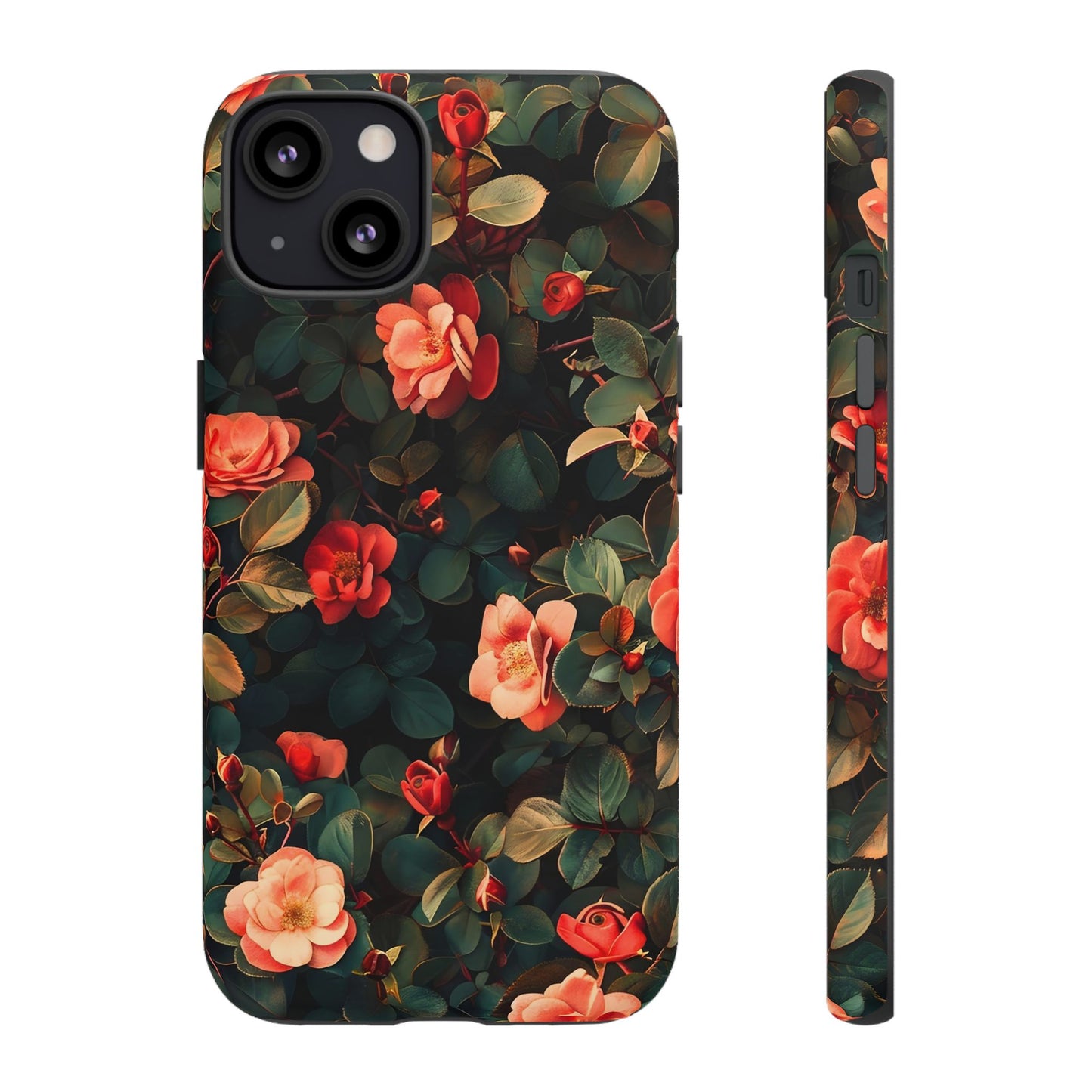 Floral Phone Case - Elegant Floral Design, Tough Protective Case, Perfect Gift for Her, Trendy Phone Accessories, Mother’s Day, Birthday