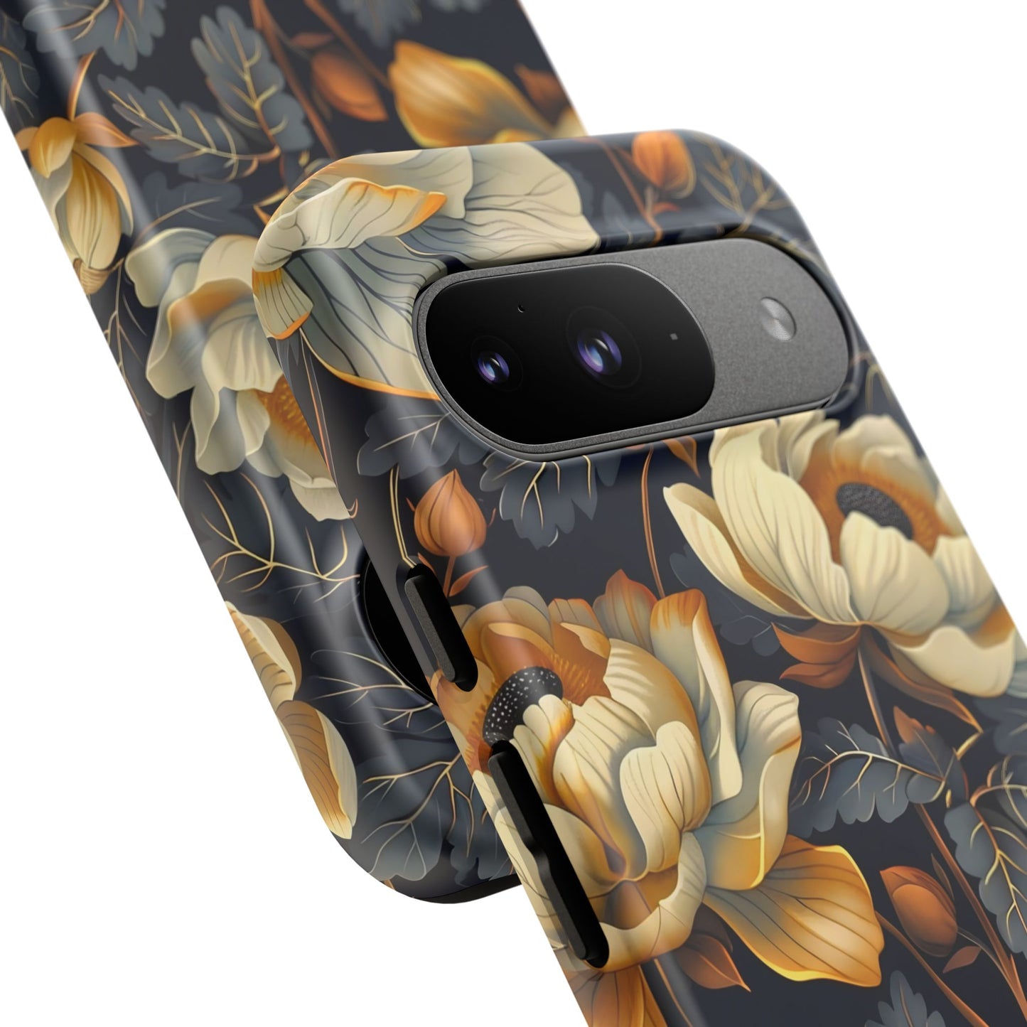 Floral Phone Case - Tough Cases, Stylish Mobile Cover, Flower Design, Holiday Gift, Trendy Accessory, Eco-Friendly Case