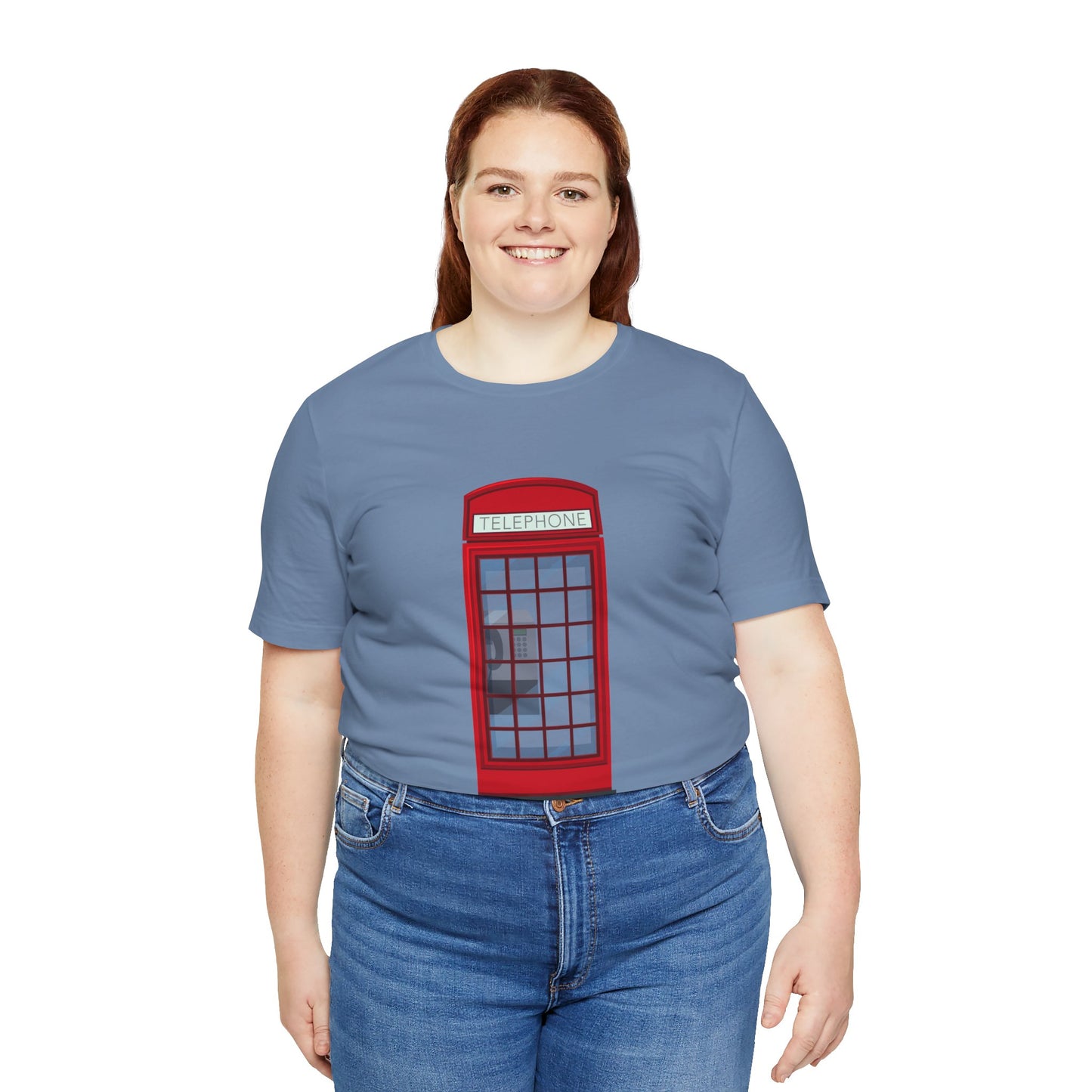 Unisex Jersey Short Sleeve Tee - British Public Telephone