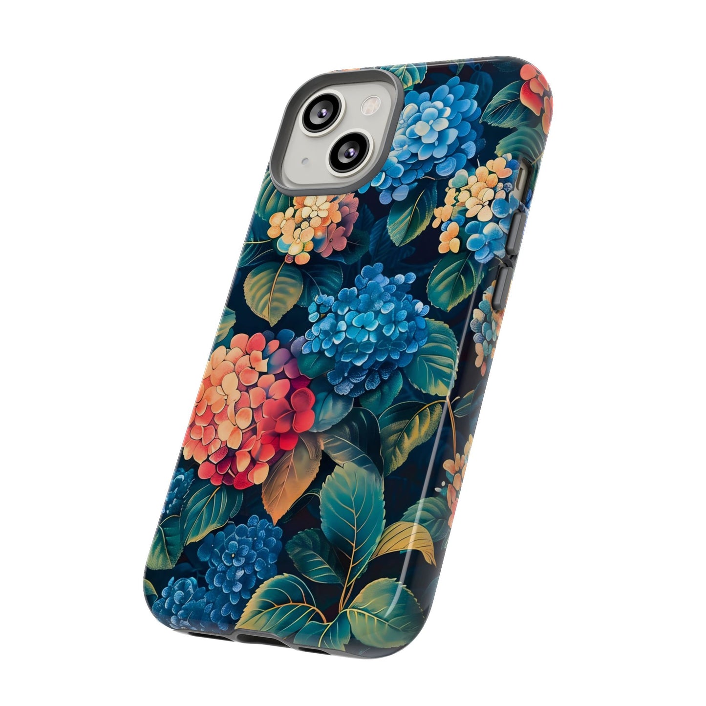 Floral Tough Phone Case, Durable Smartphone Cover, Flower Design, Gift for Her, Stylish Protection