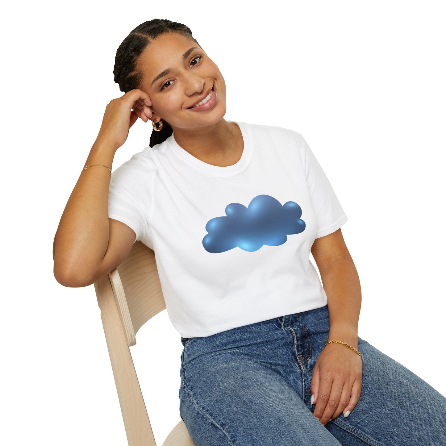 Unisex Softstyle T-Shirt - Serene Cloudscape - Dreamy Cloud