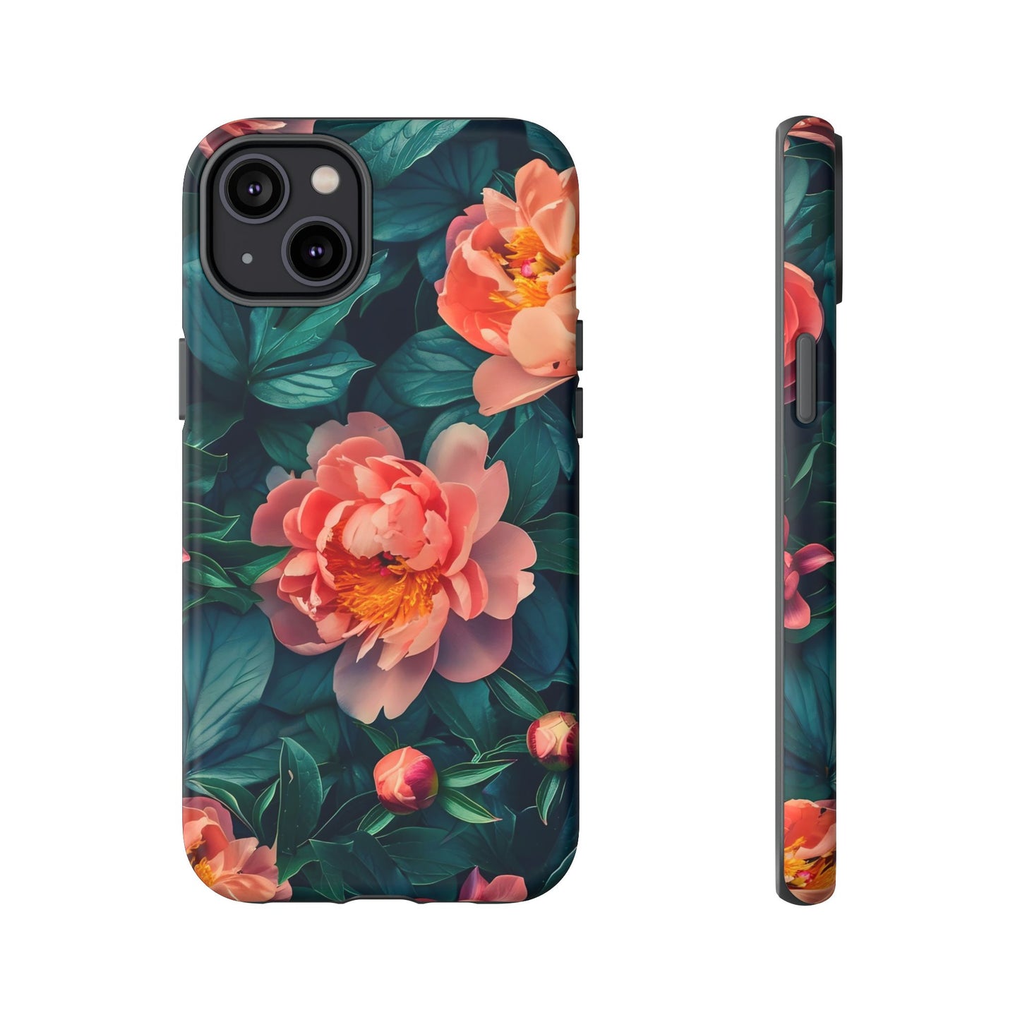 Floral Phone Case - Tough Cases, Flower Design, Botanical Art, Phone Accessory, Gift for Her, Nature Lovers