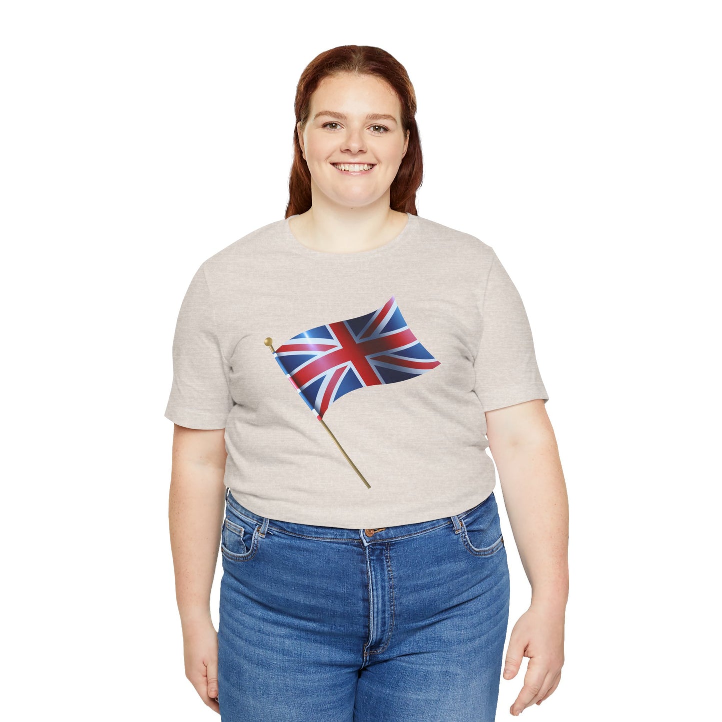 Unisex Jersey Short Sleeve Tee - Classic UK Flag Design - Union Jack Symbol