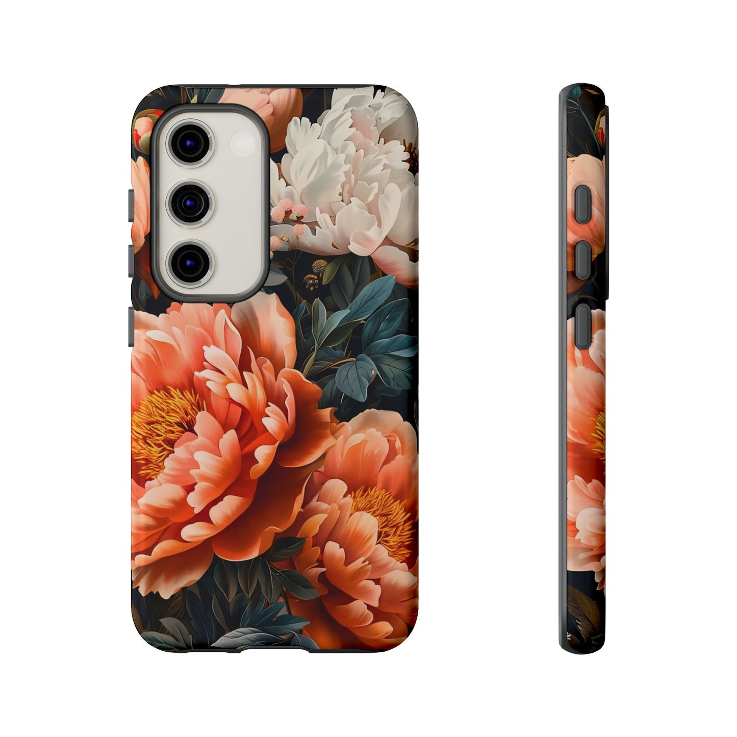 Floral Phone Case - Tough Cases, Durable Cover, Flower Design, Unique Gift, Phone Accessories