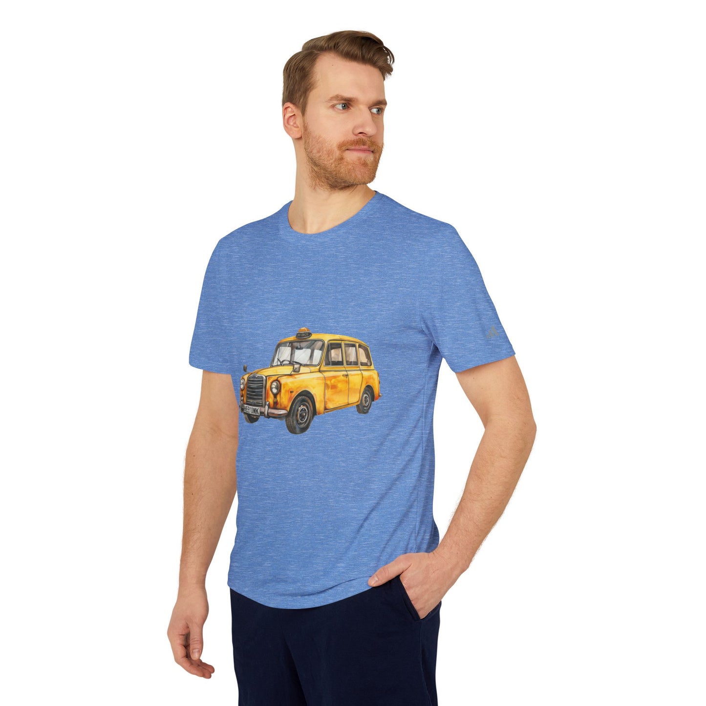 adidas Unisex Sport T-shirt - Vintage Car - Classic Automotive Elegance and Timeless Style