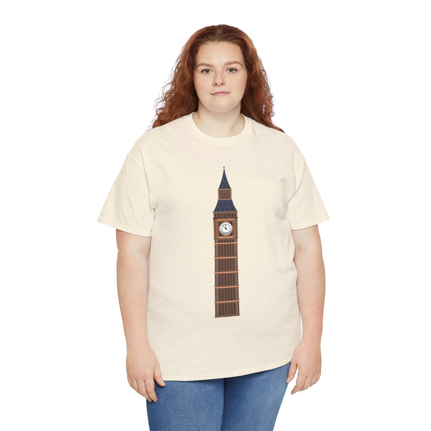 Unisex Heavy Cotton Tee - Keeping Time - The Clock Tower of Westminster