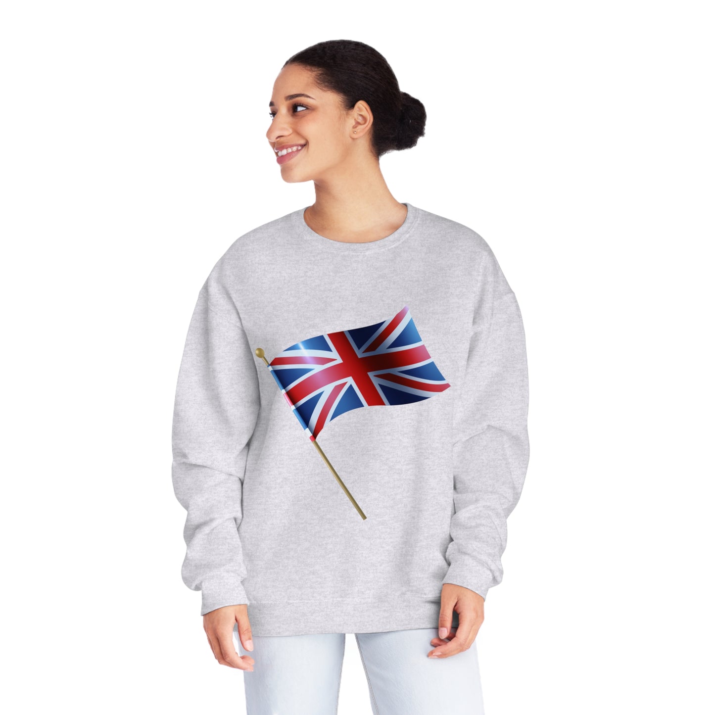 Unisex NuBlend® Crewneck Sweatshirt - Classic UK Flag