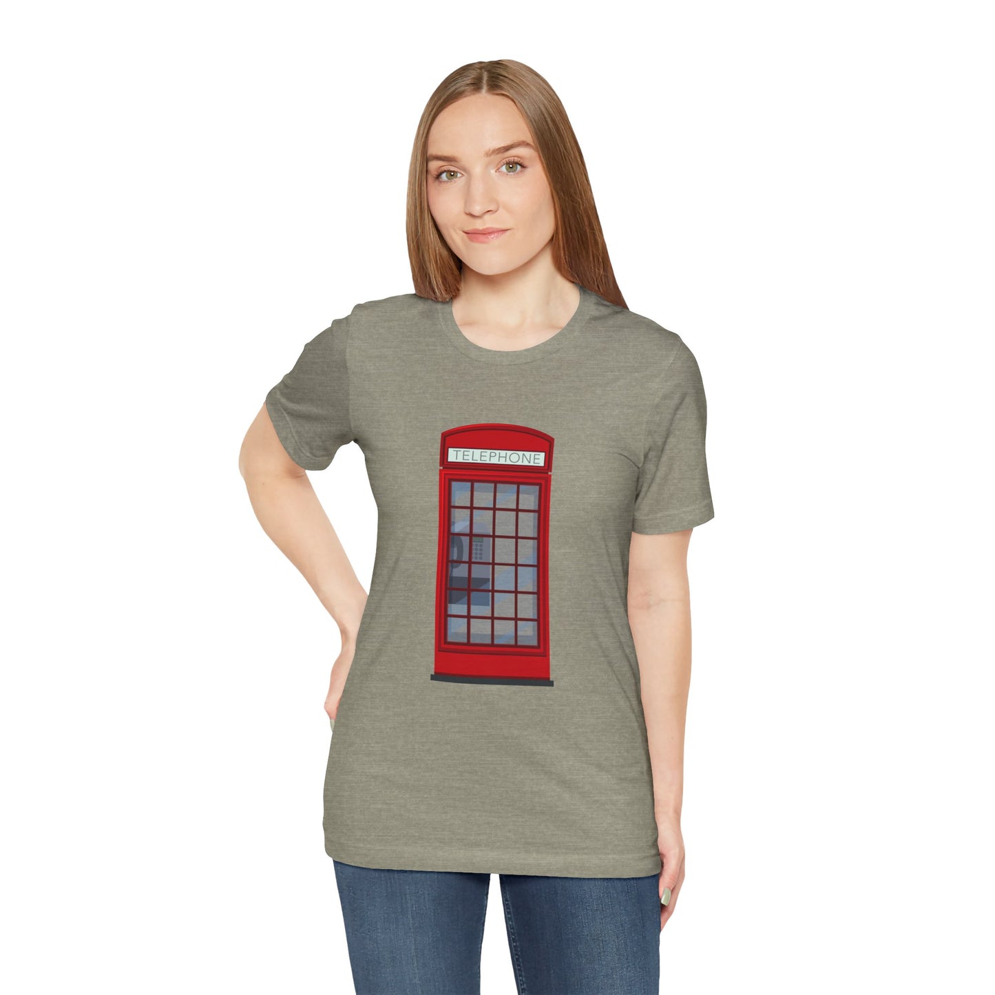 Unisex Jersey Short Sleeve Tee - British Public Telephone