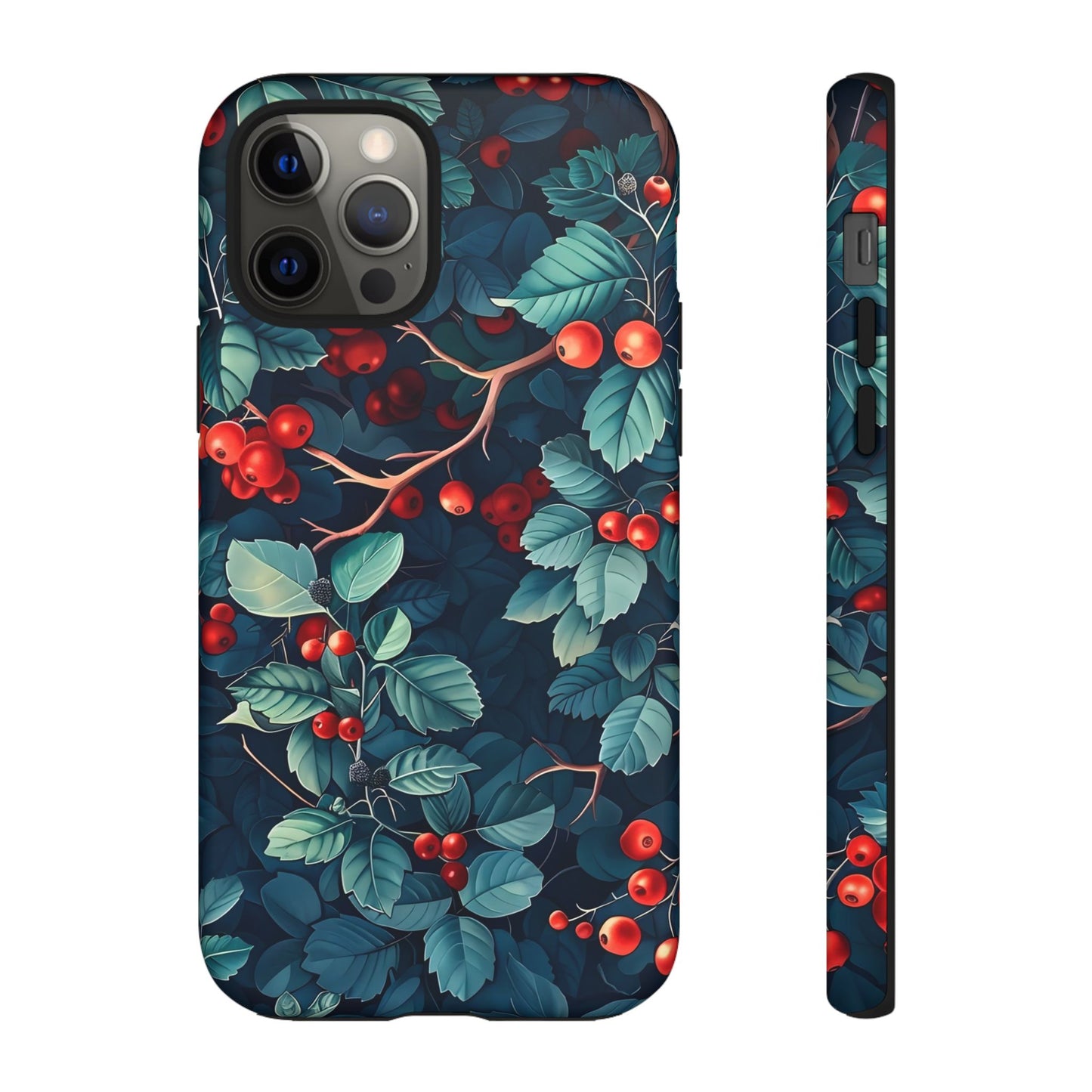 Berry Blossom Phone Case - Nature Lover's Gift, Floral Design, Cute Accessory for Spring, Unique Tech Cover, Perfect for Holidays