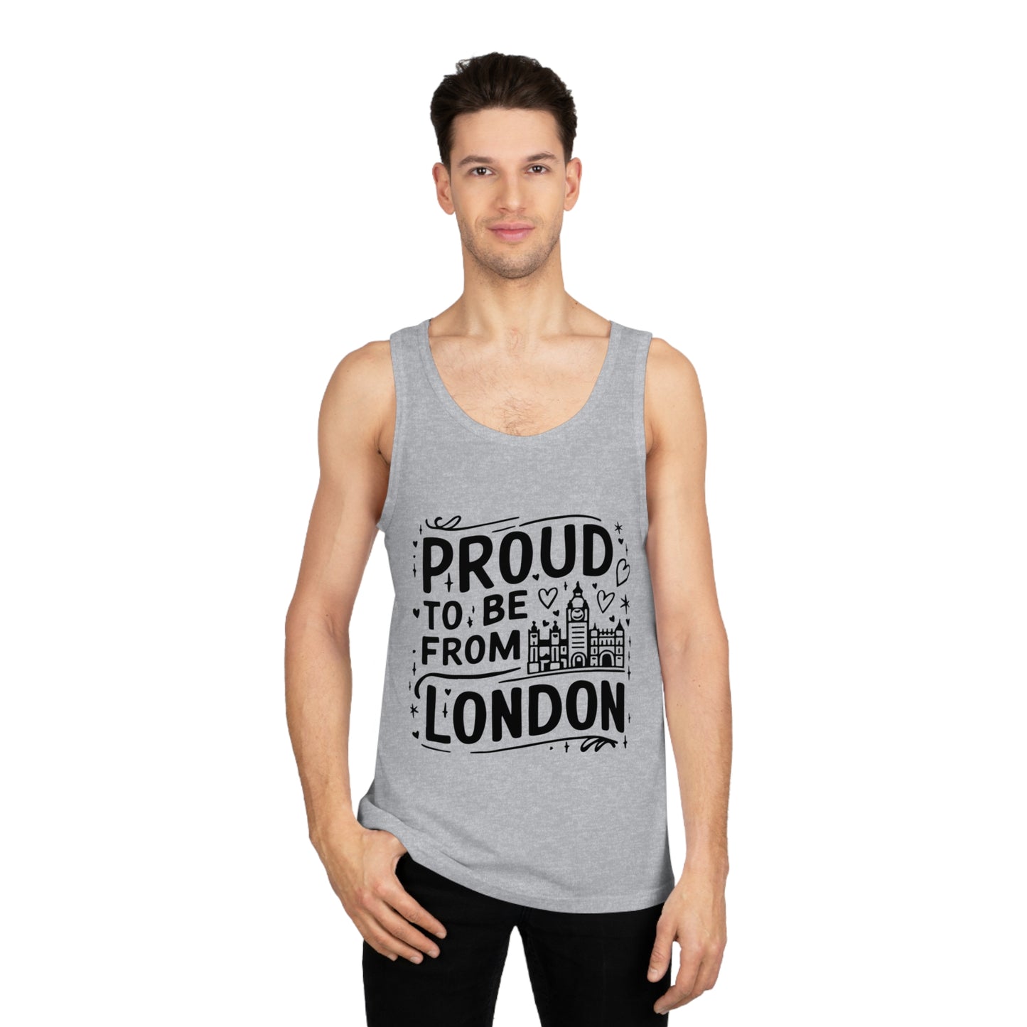 Unisex Softstyle™ Tank Top - Proud to be from London