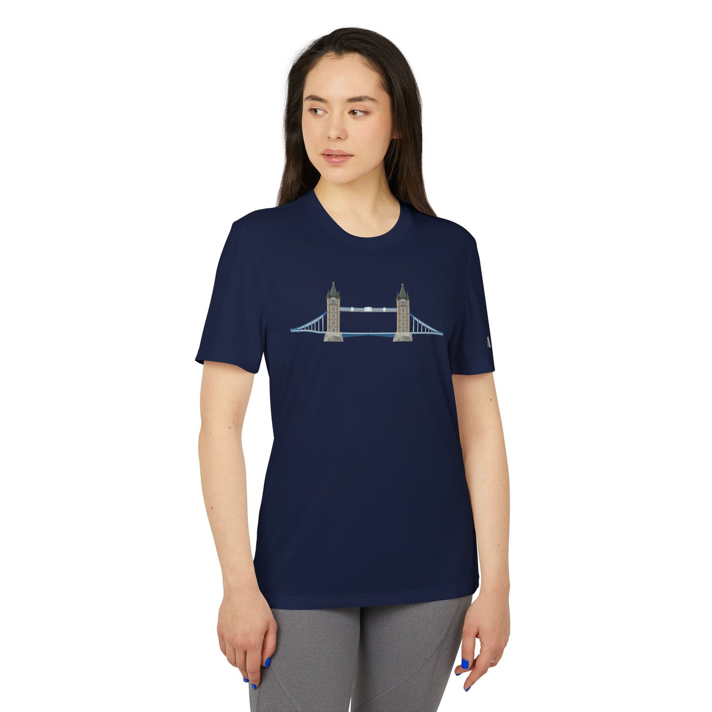 Unisex Sport T-Shirt - London Bridge - Tower Bridge - Iconic London Landmark
