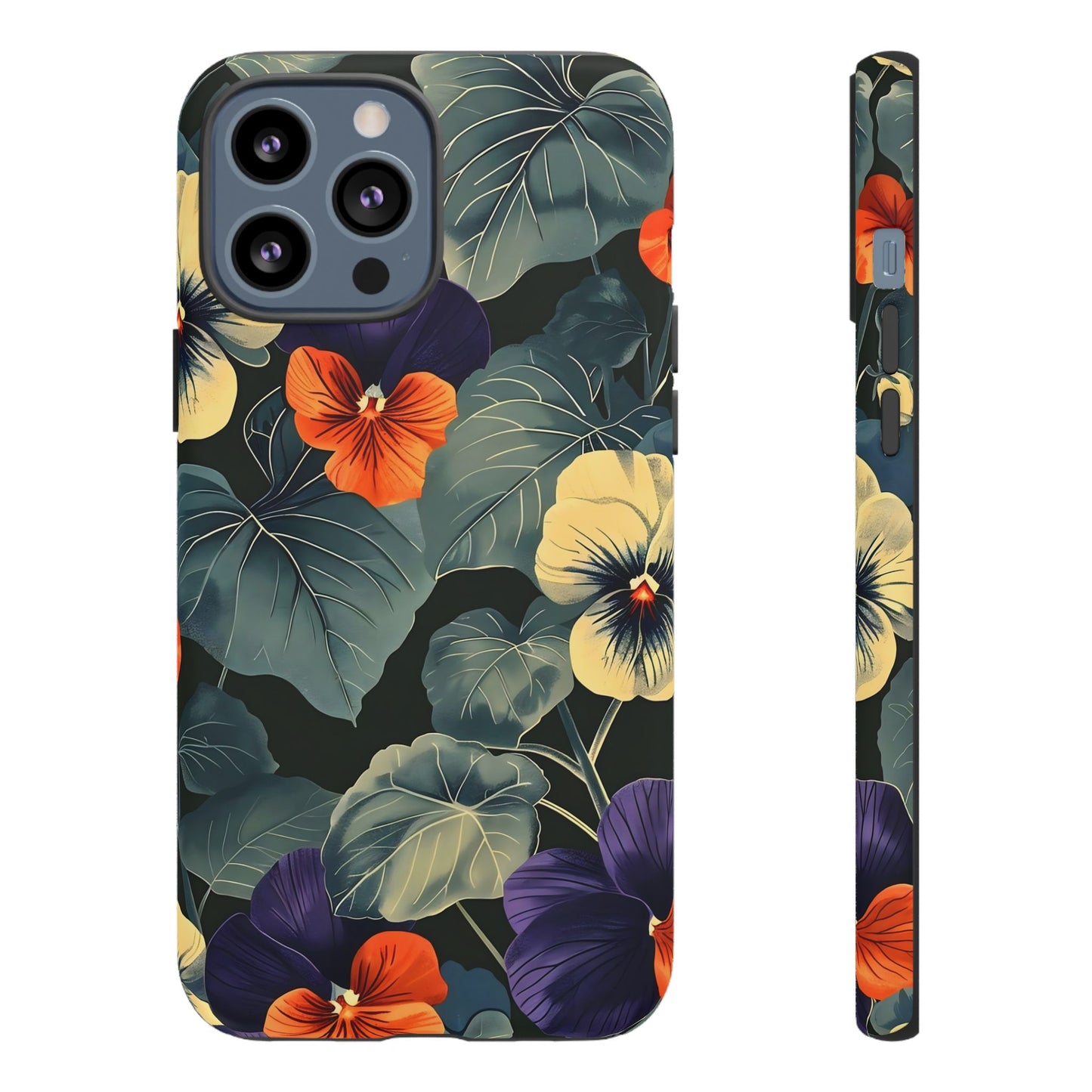 Tough Cases Floral iPhone Case, Tough Phone Cover, Stylish Floral Design, Gift for Her, Summer Vibe, Durable Protective Case