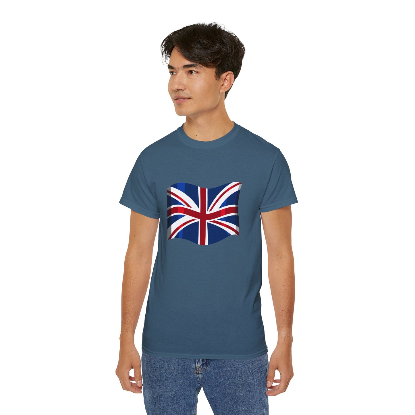 Unisex Ultra Cotton Tee - Symbolic Union Jack Flag Art
