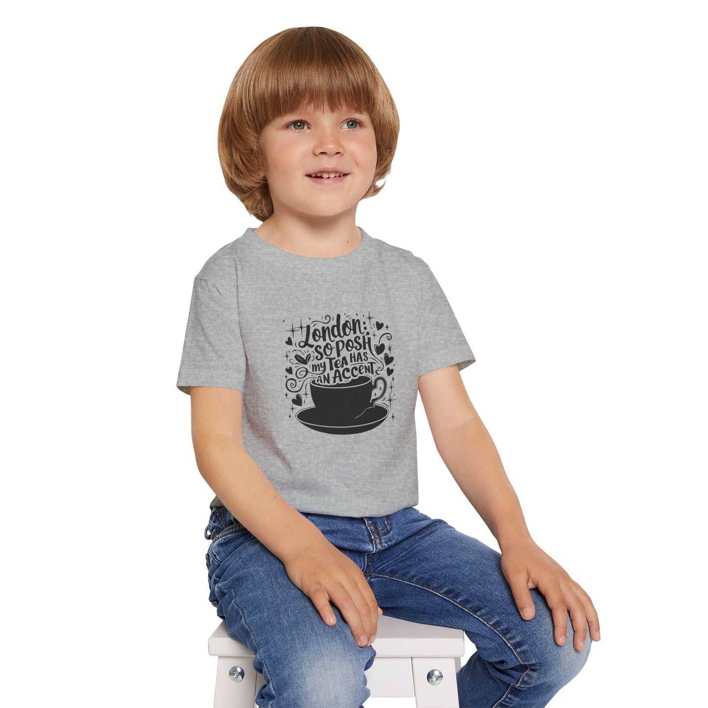 Toddler T-Shirt - London so posh my tea has an Accent