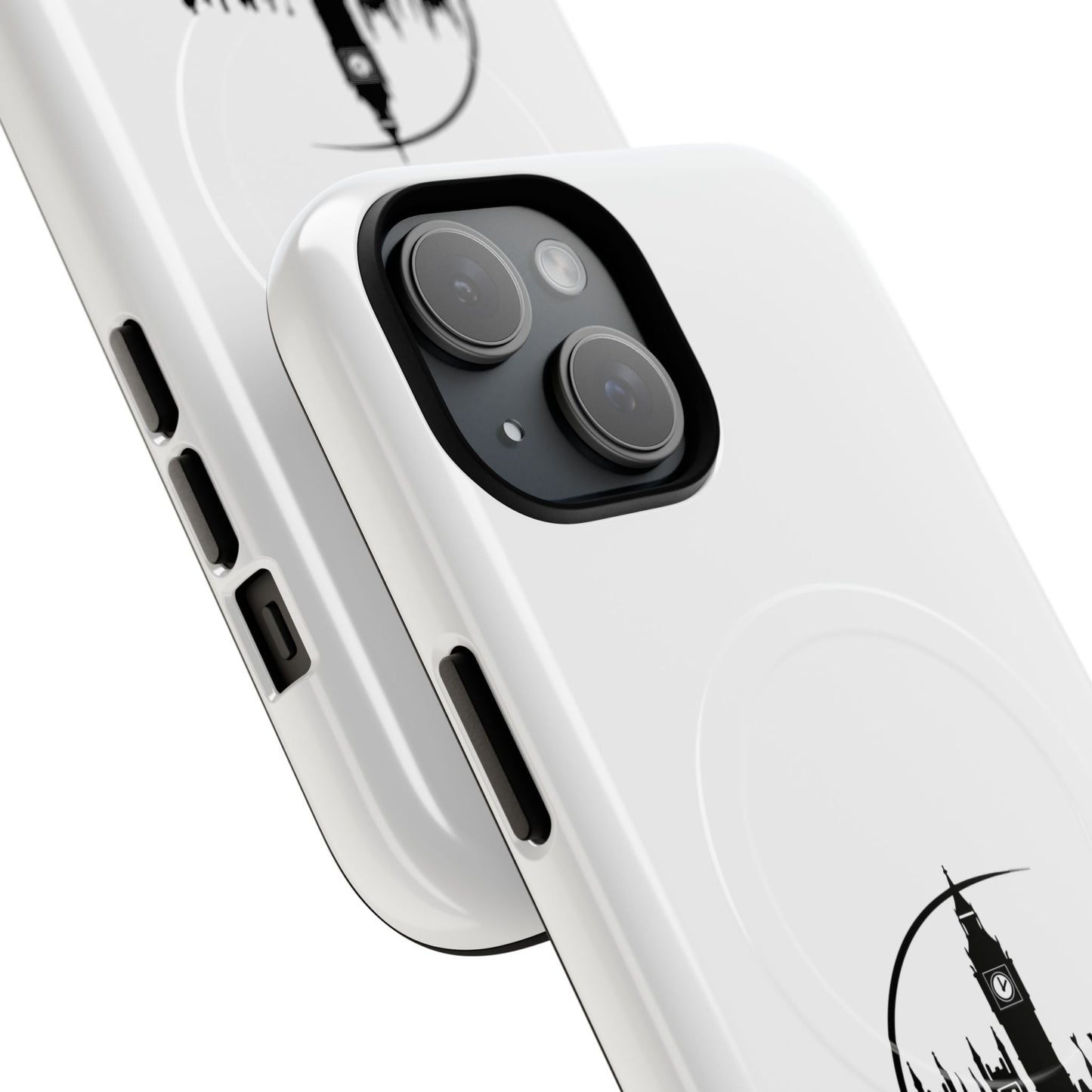 Stylish Tough Magnetic Phone Case with London Skyline, Unique Design, Perfect Gift for Travelers, Phone Protection, Customizable Accessories