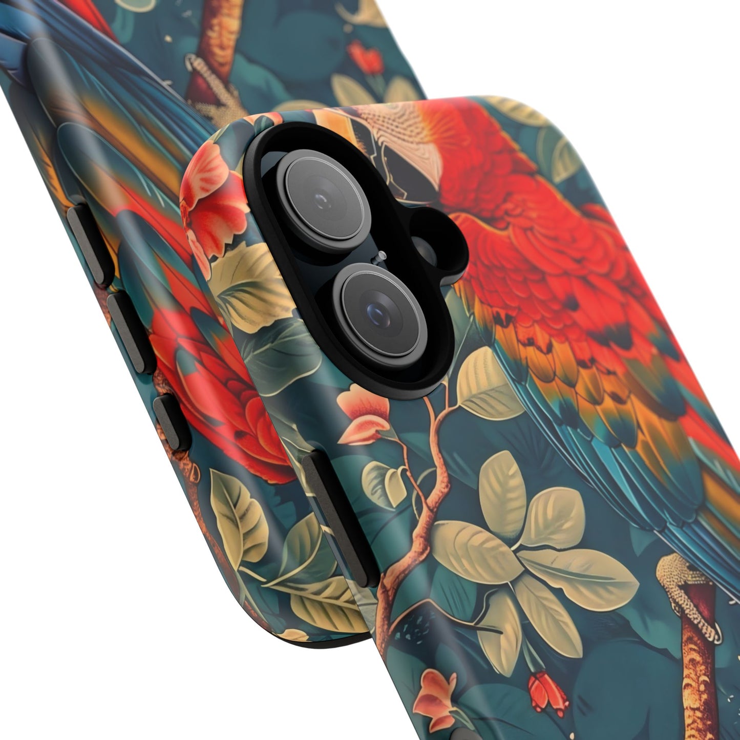 Tough Cases - Colorful Parrot Phone Case, Tropical Bird Phone Cover, Nature Lover Gift, Animal Print Case, Eco-Friendly Accessories
