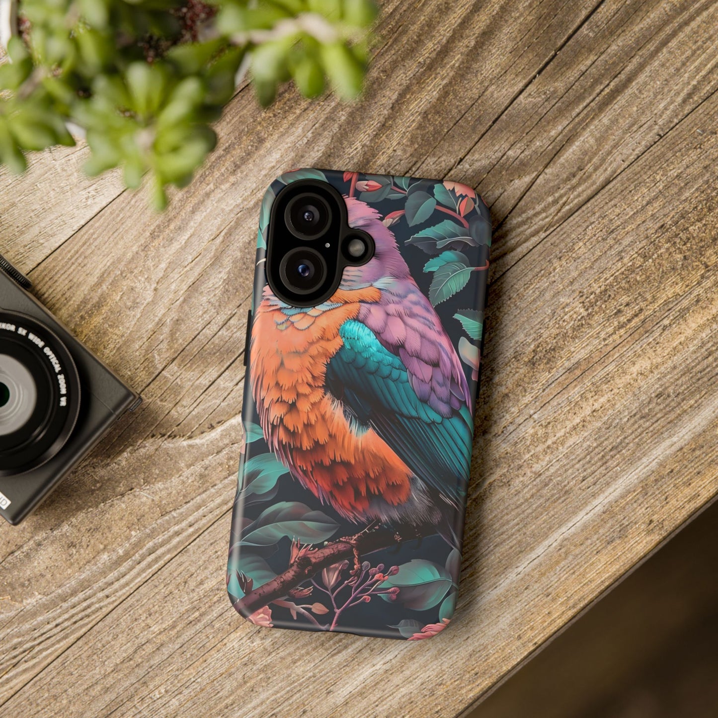 Tough Cases | Colorful Bird Phone Case, Vibrant Animal Design, Unique Gift for Nature Lovers, Perfect for Holidays & Birthdays