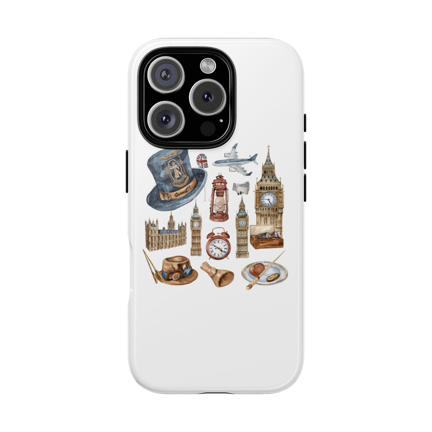 London-Themed Phone Case, Durable iPhone Cover, Gift for Travelers, Unique Cell Phone Accessories, Stylish Gadget Protection